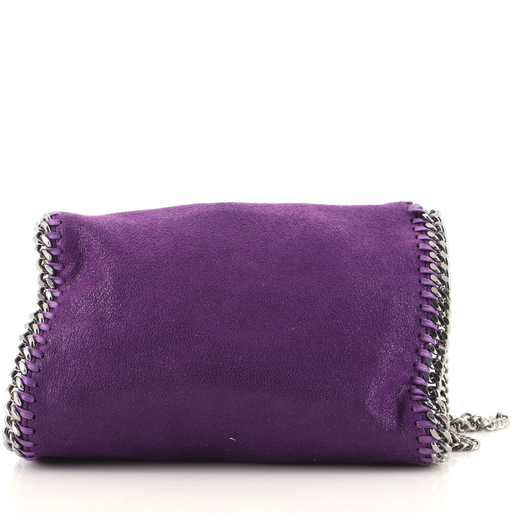 Falabella Fold Over Crossbody Bag Shaggy Deer Mini