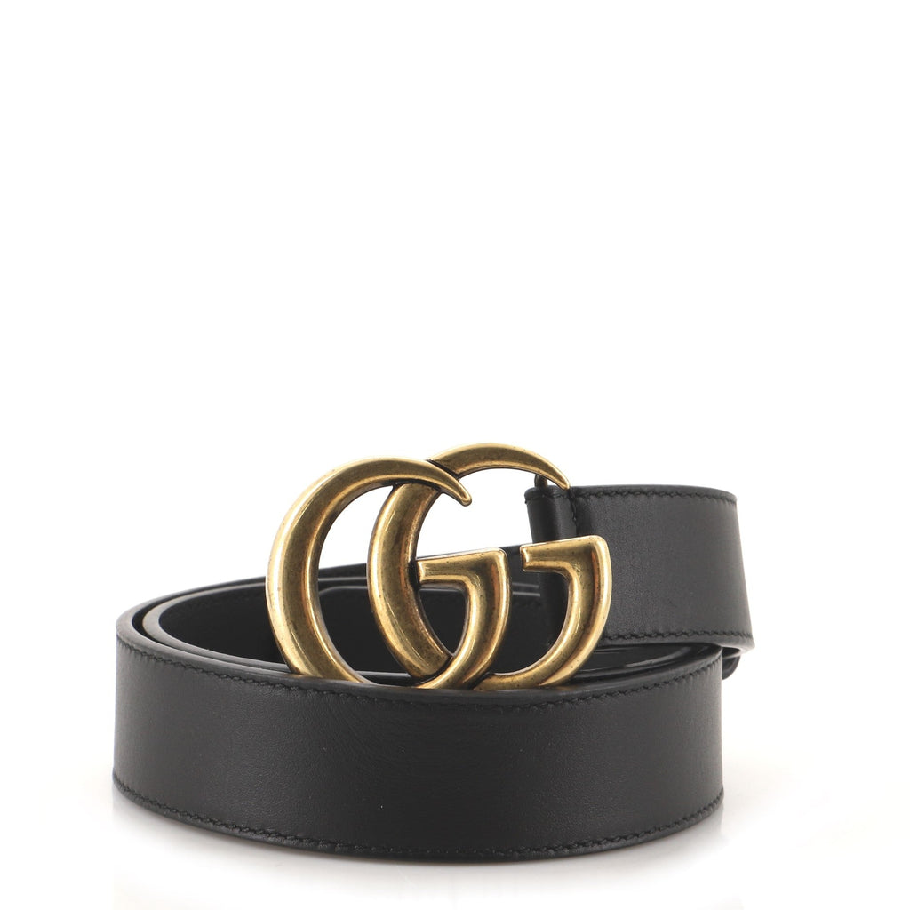 GG Marmont Belt Leather Medium 75