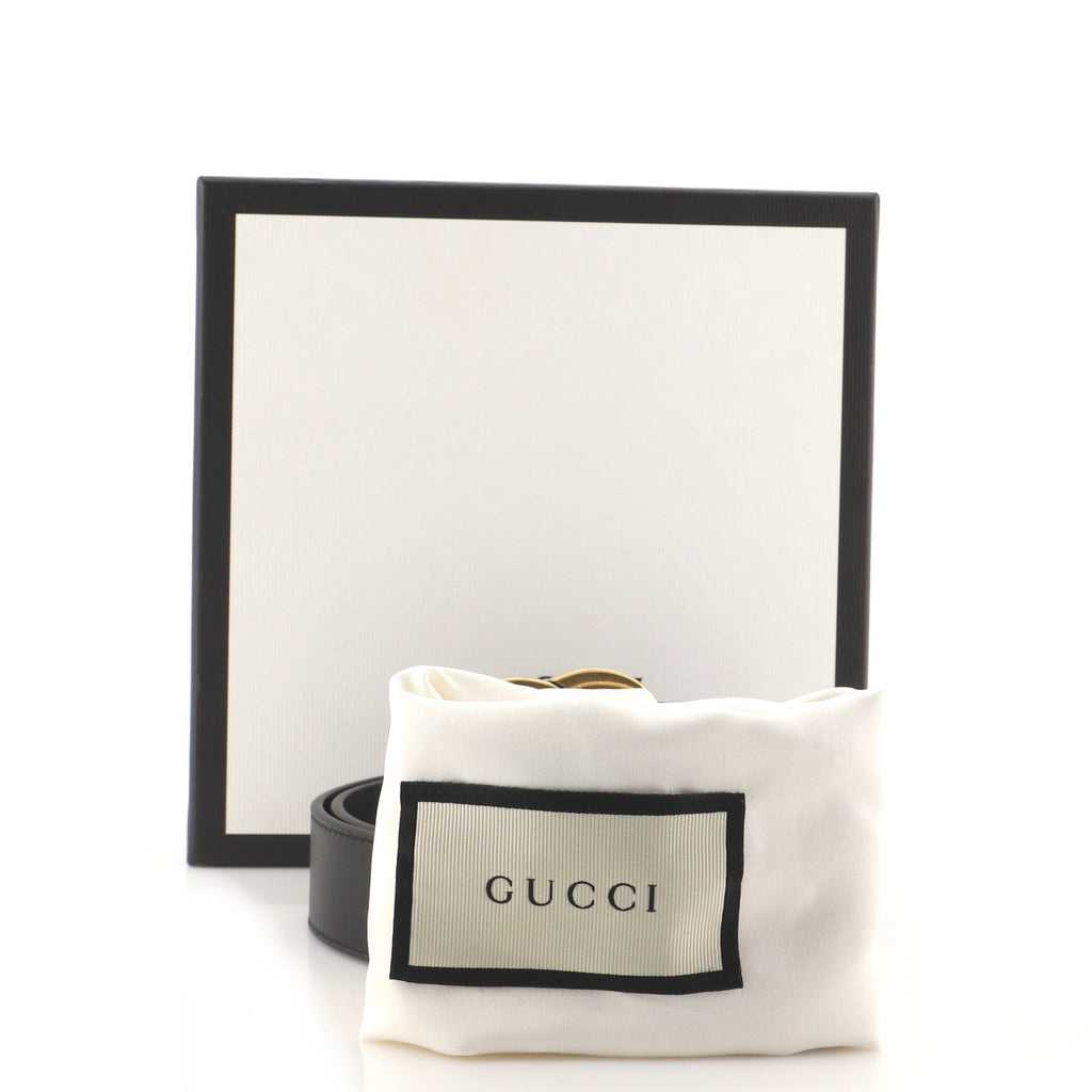 GG Marmont Belt Leather Medium 75