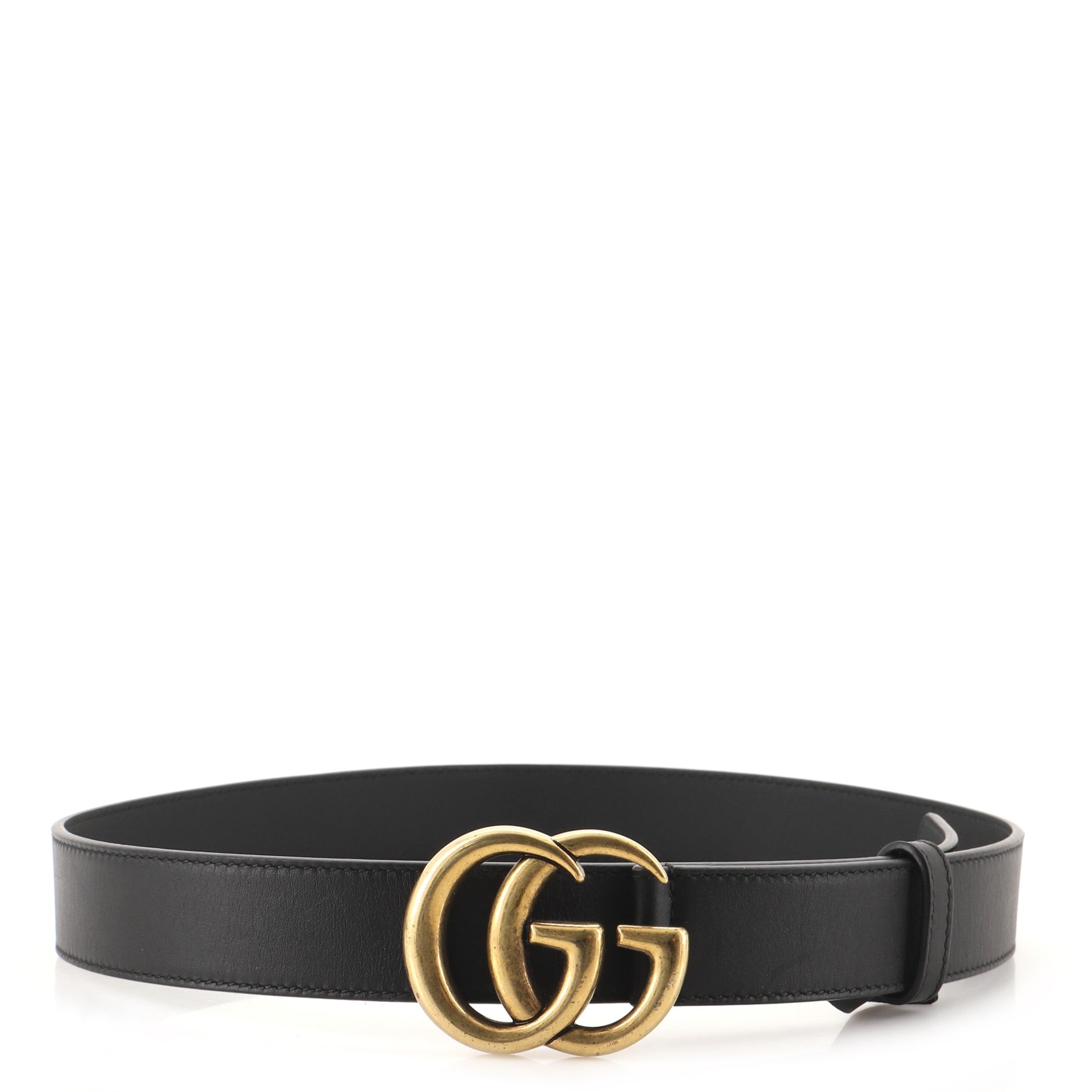 GG Marmont Belt Leather Medium 75