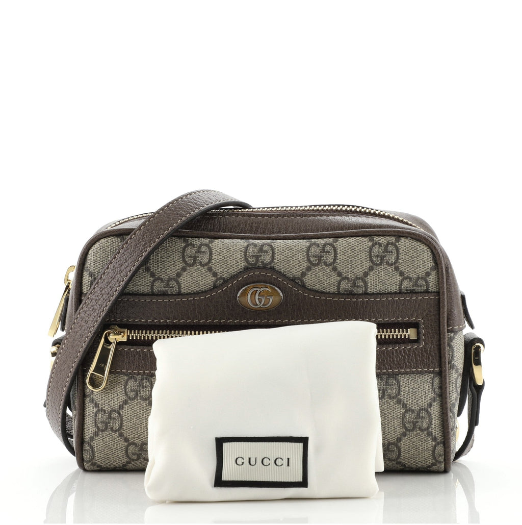 Ophidia Shoulder Bag GG Coated Canvas Mini