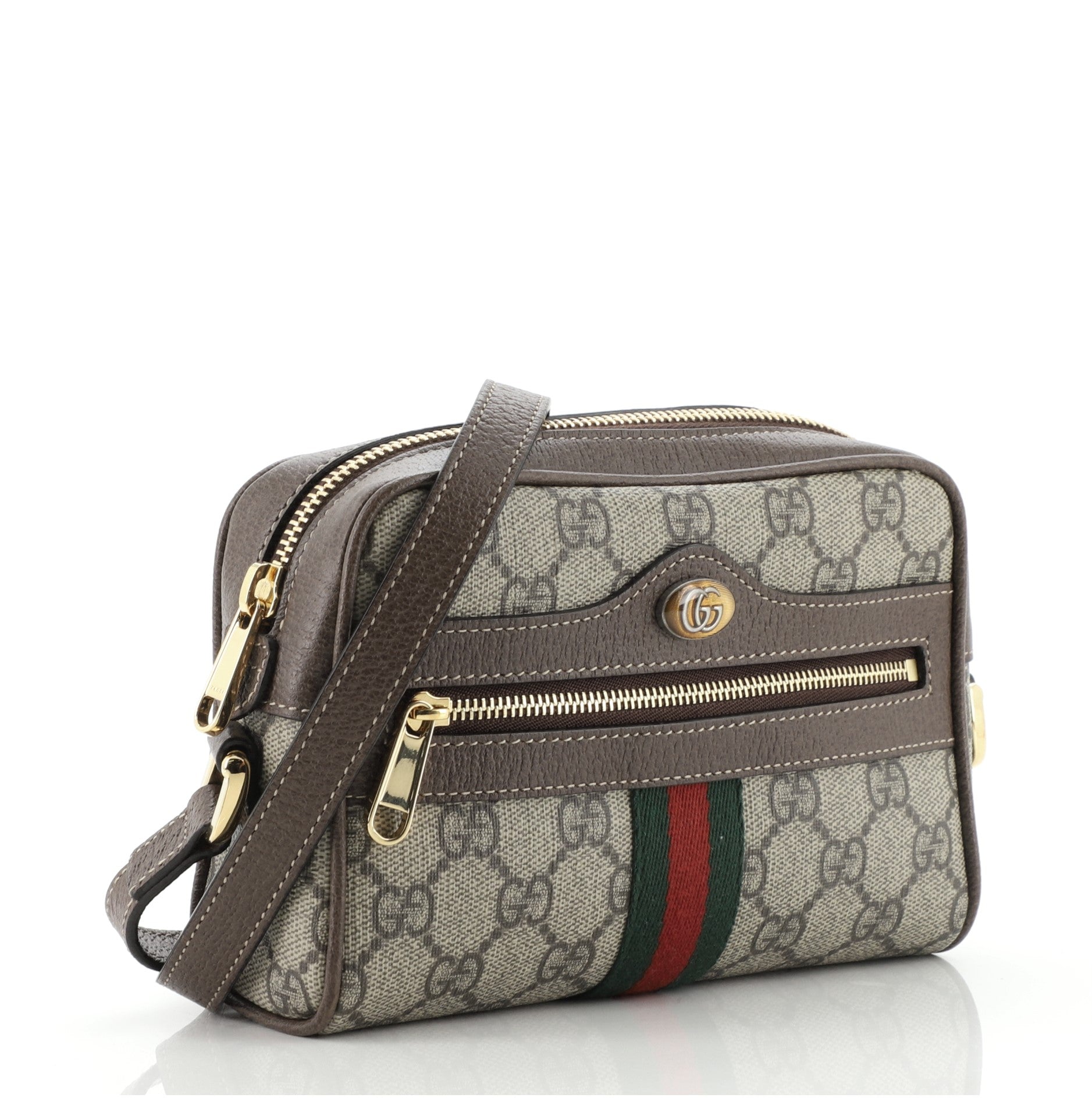 Ophidia Shoulder Bag GG Coated Canvas Mini