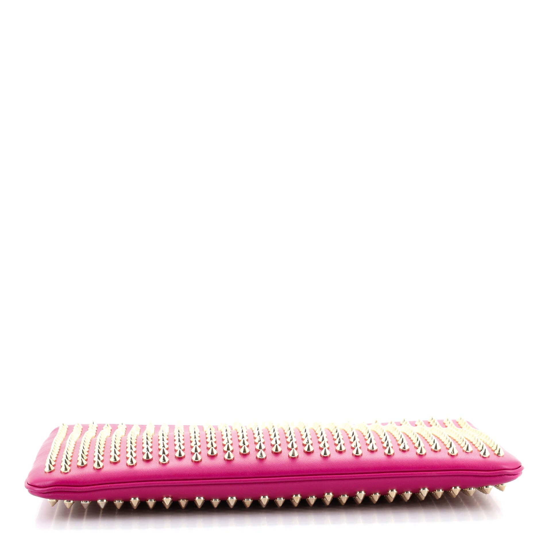 Loubiposh Clutch Spiked Leather