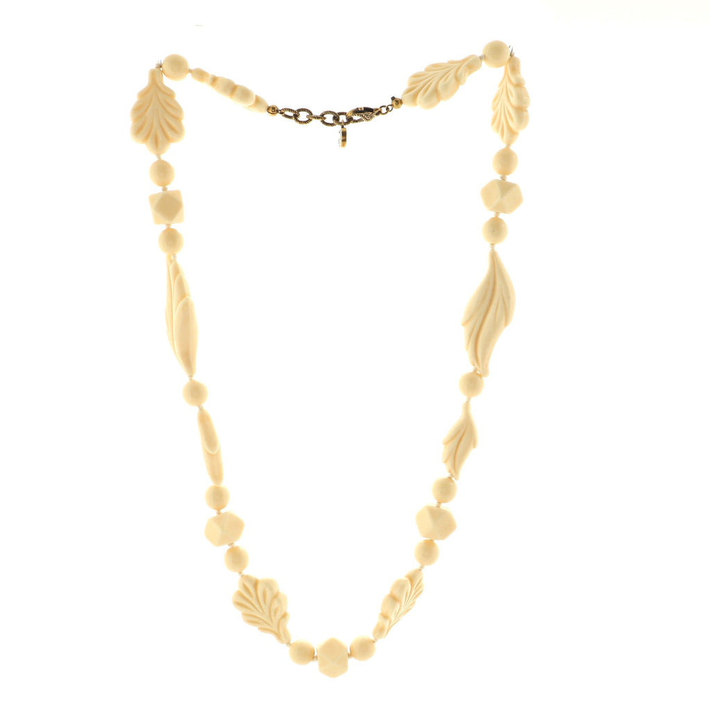 Leaf Bead Necklace Resin