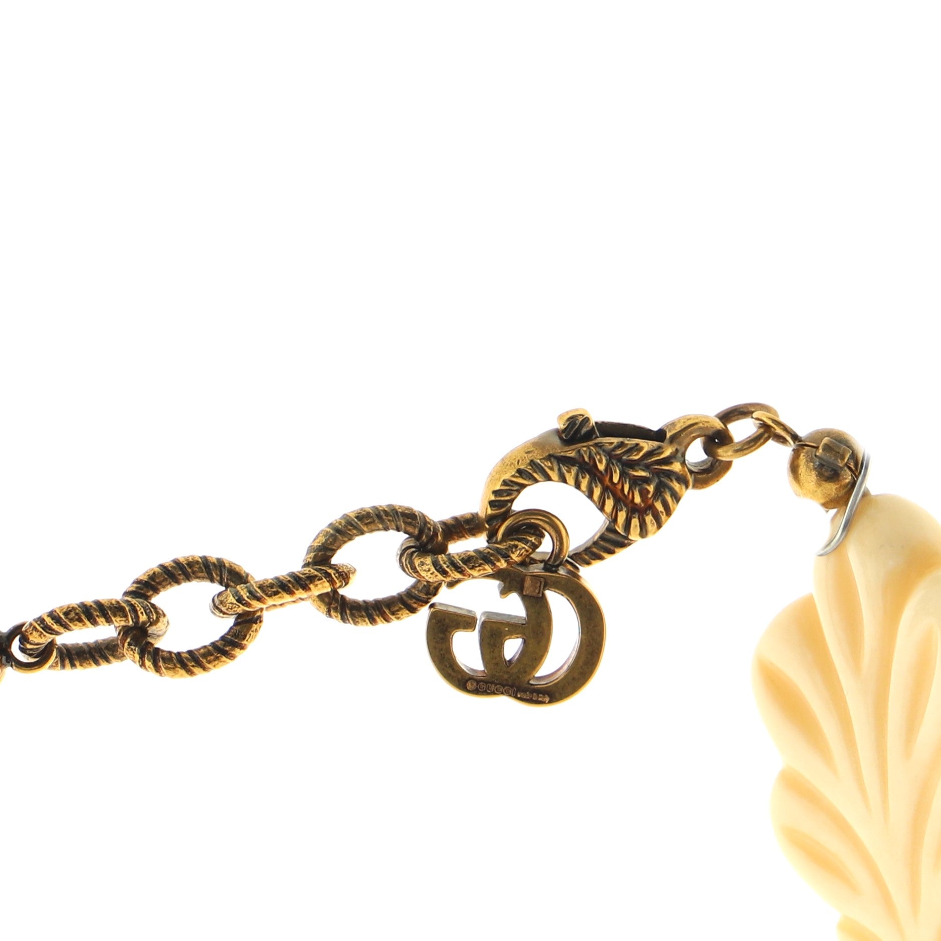 Leaf Bead Necklace Resin