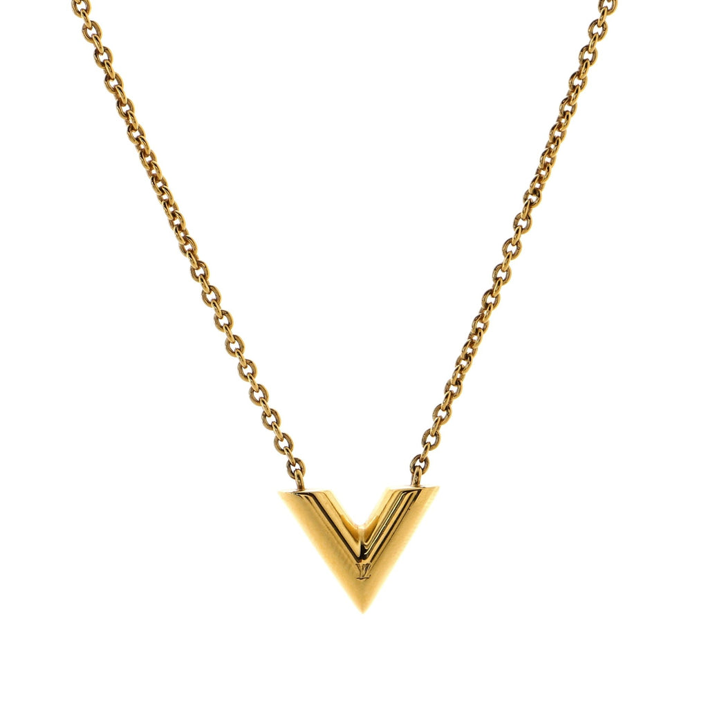 Essential V Necklace Metal