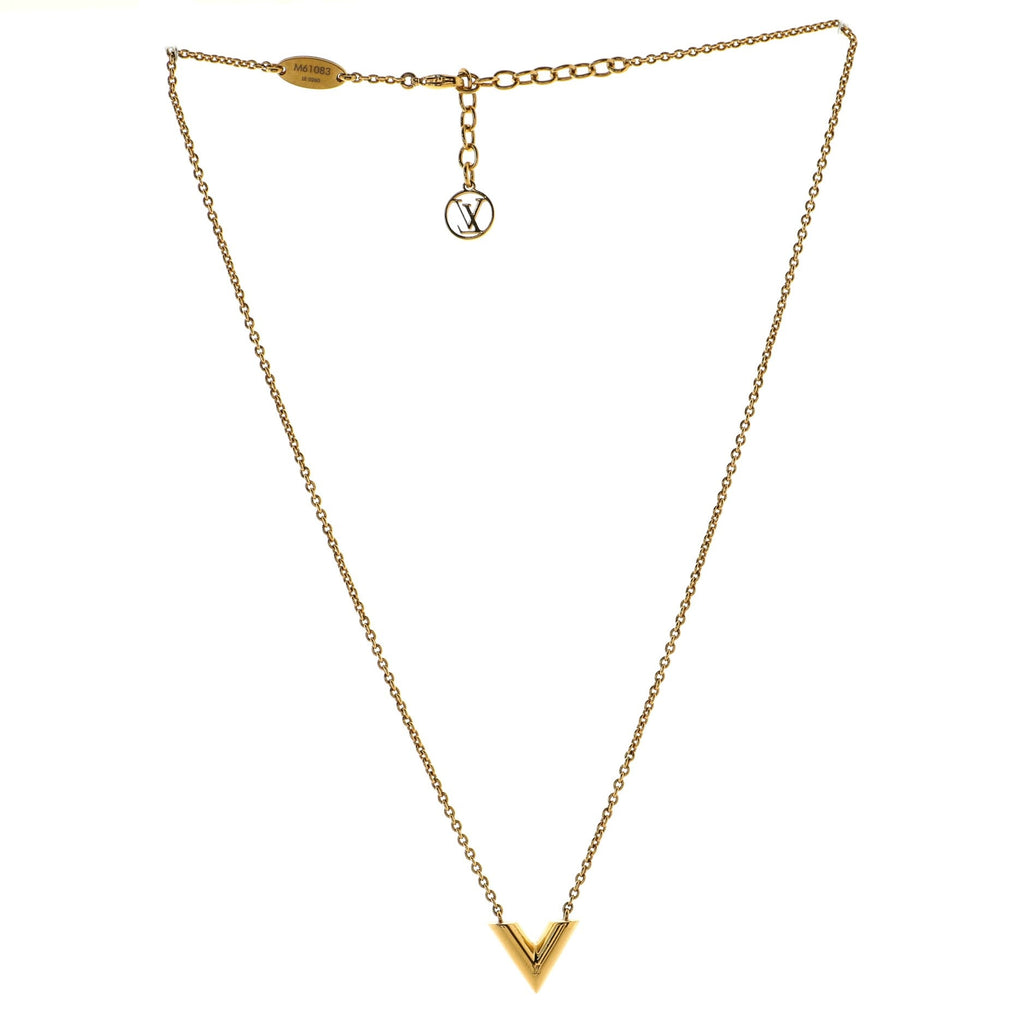 Essential V Necklace Metal