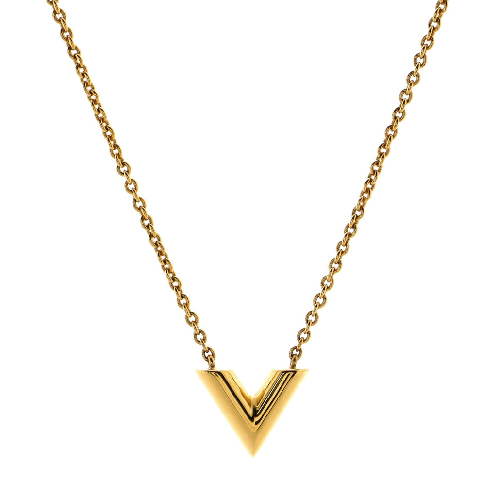 Essential V Necklace Metal