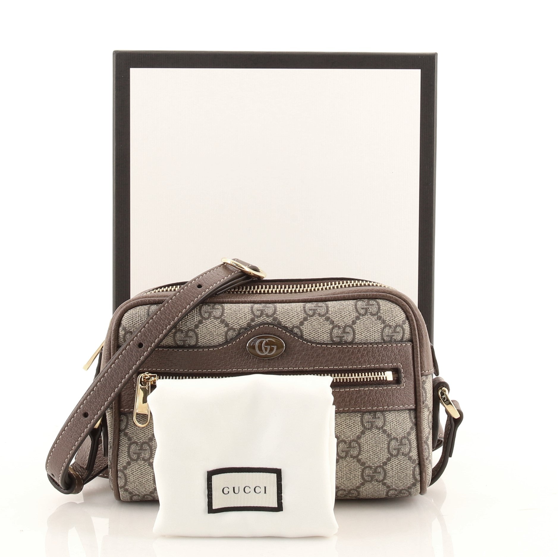 Ophidia Shoulder Bag GG Coated Canvas Mini