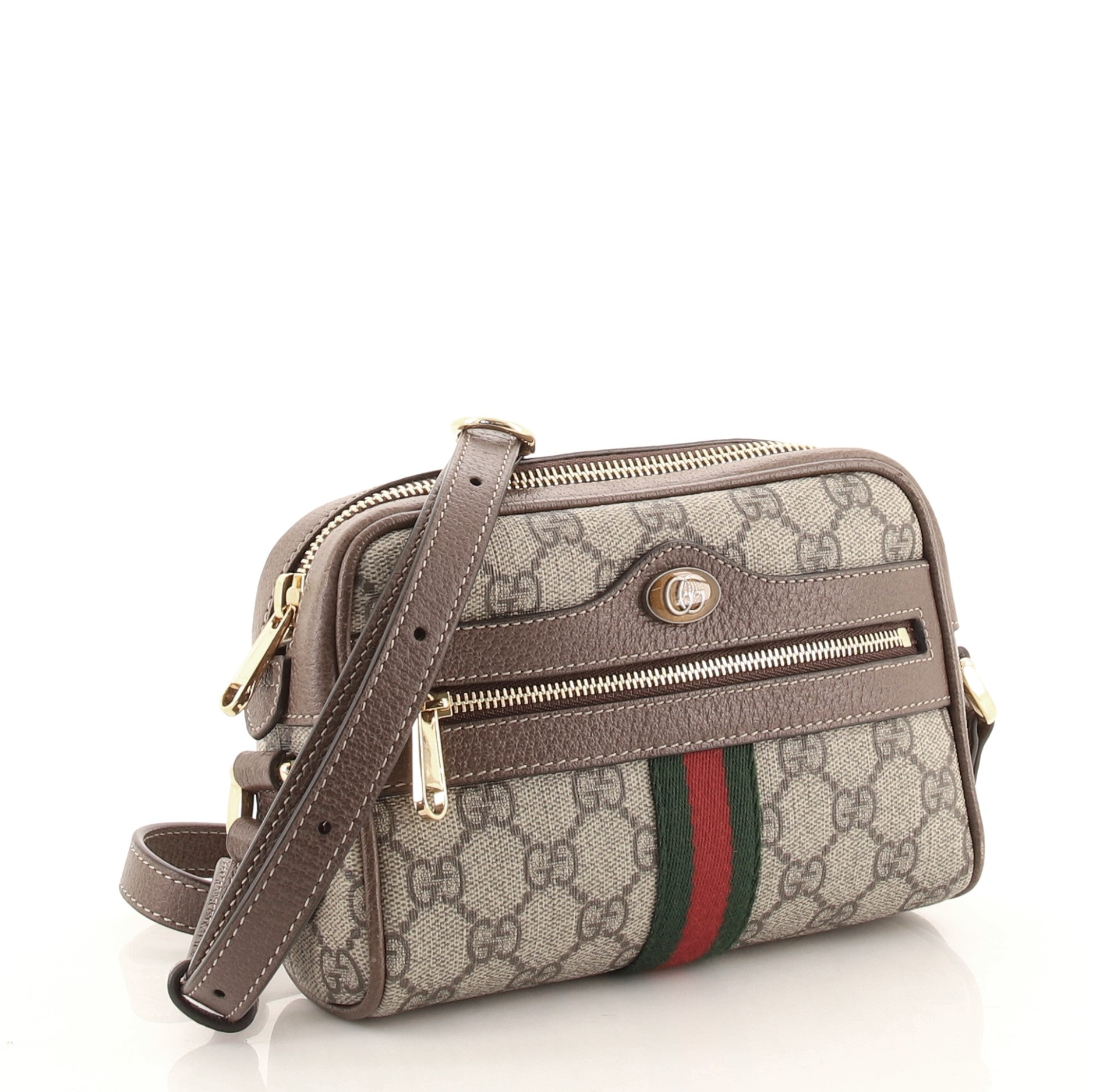 Ophidia Shoulder Bag GG Coated Canvas Mini