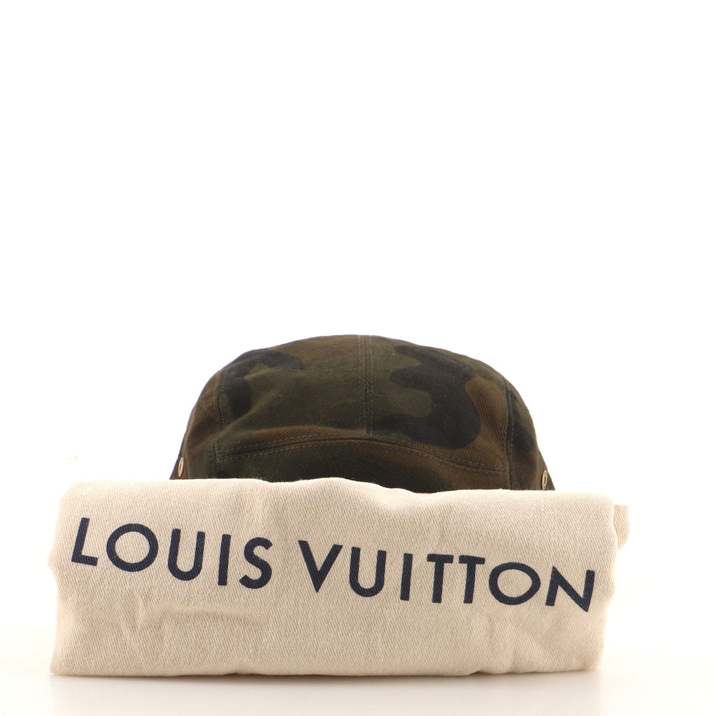 Baseball Cap Limited Edition Supreme Camouflage Canvas Large