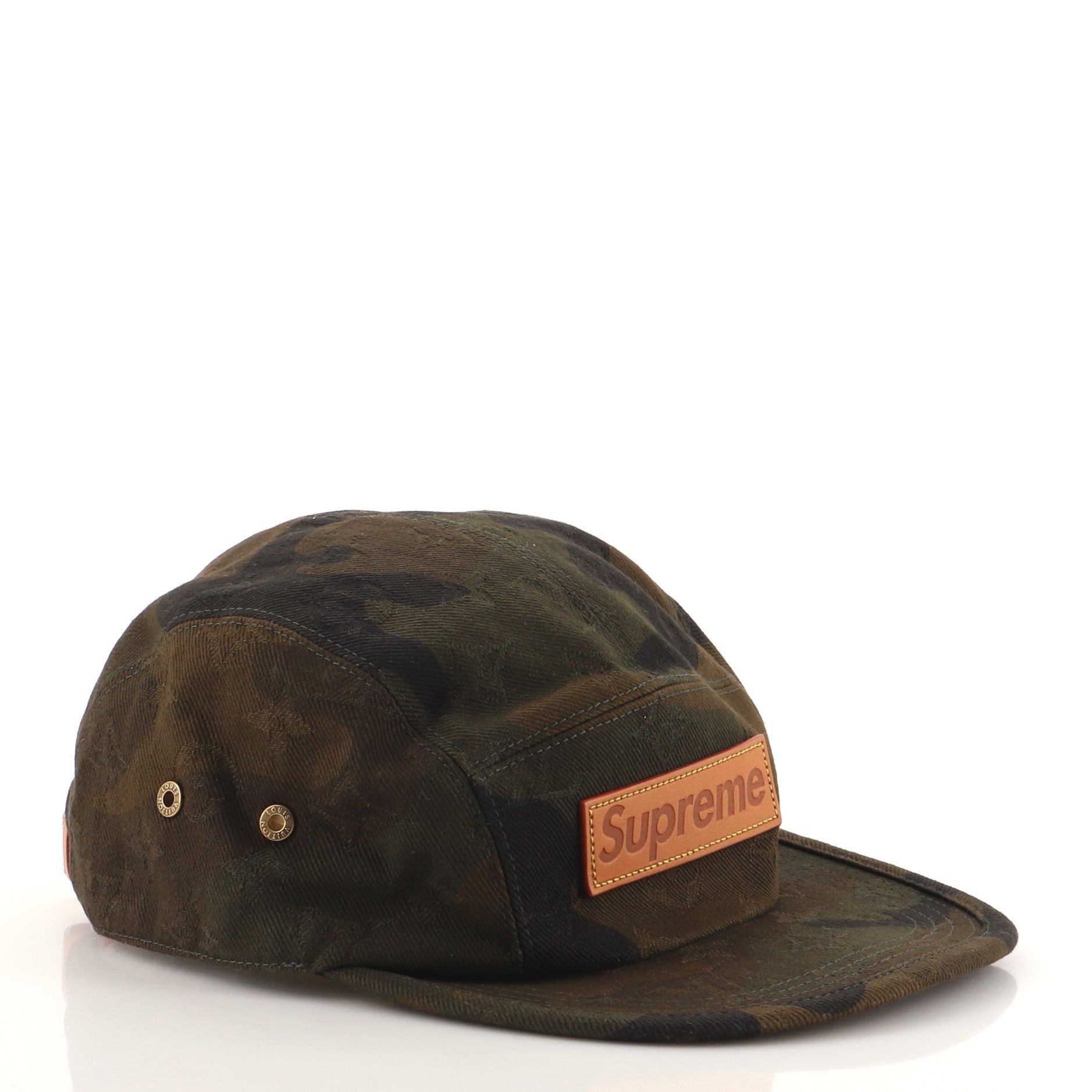 Baseball Cap Limited Edition Supreme Camouflage Canvas Large