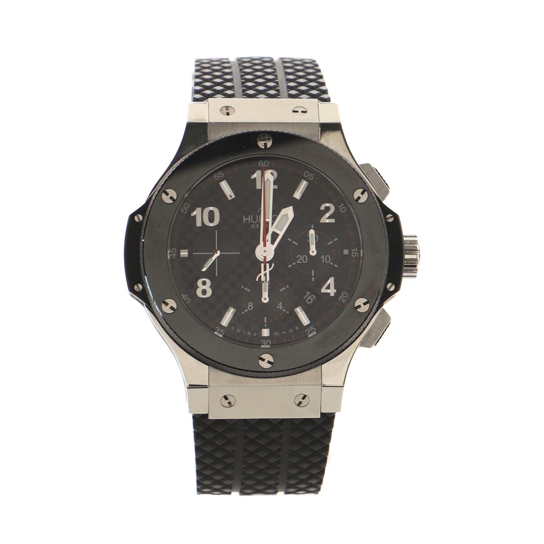 Big Bang Chronograph Automatic Watch Stainless Steel with Ceramic and Rubber 44