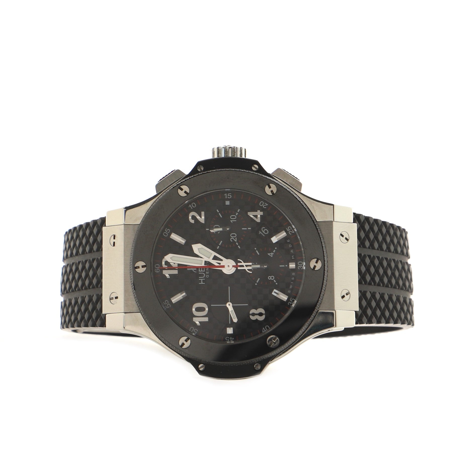 Big Bang Chronograph Automatic Watch Stainless Steel with Ceramic and Rubber 44