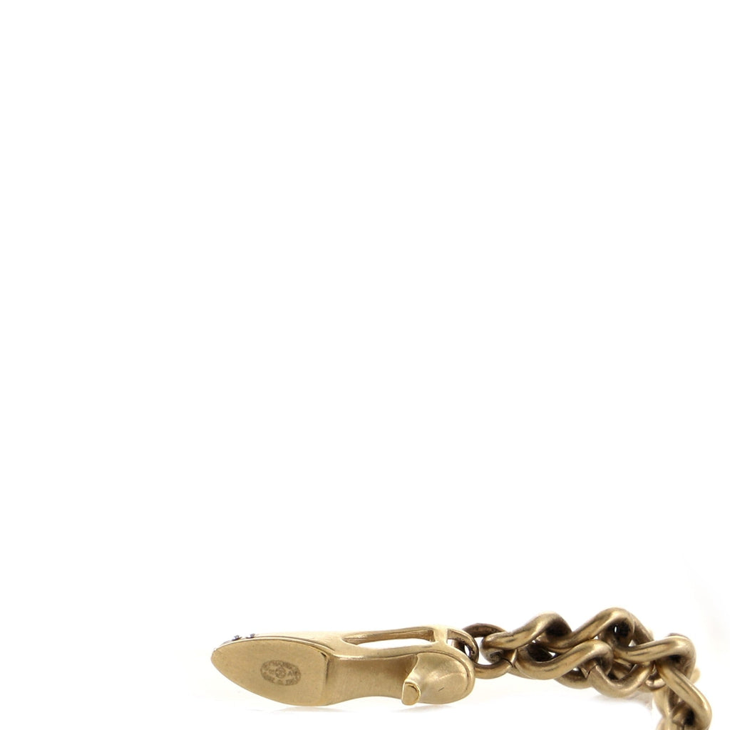 Lucky Charms CC Bracelet Necklace Crystal Embellished Metal