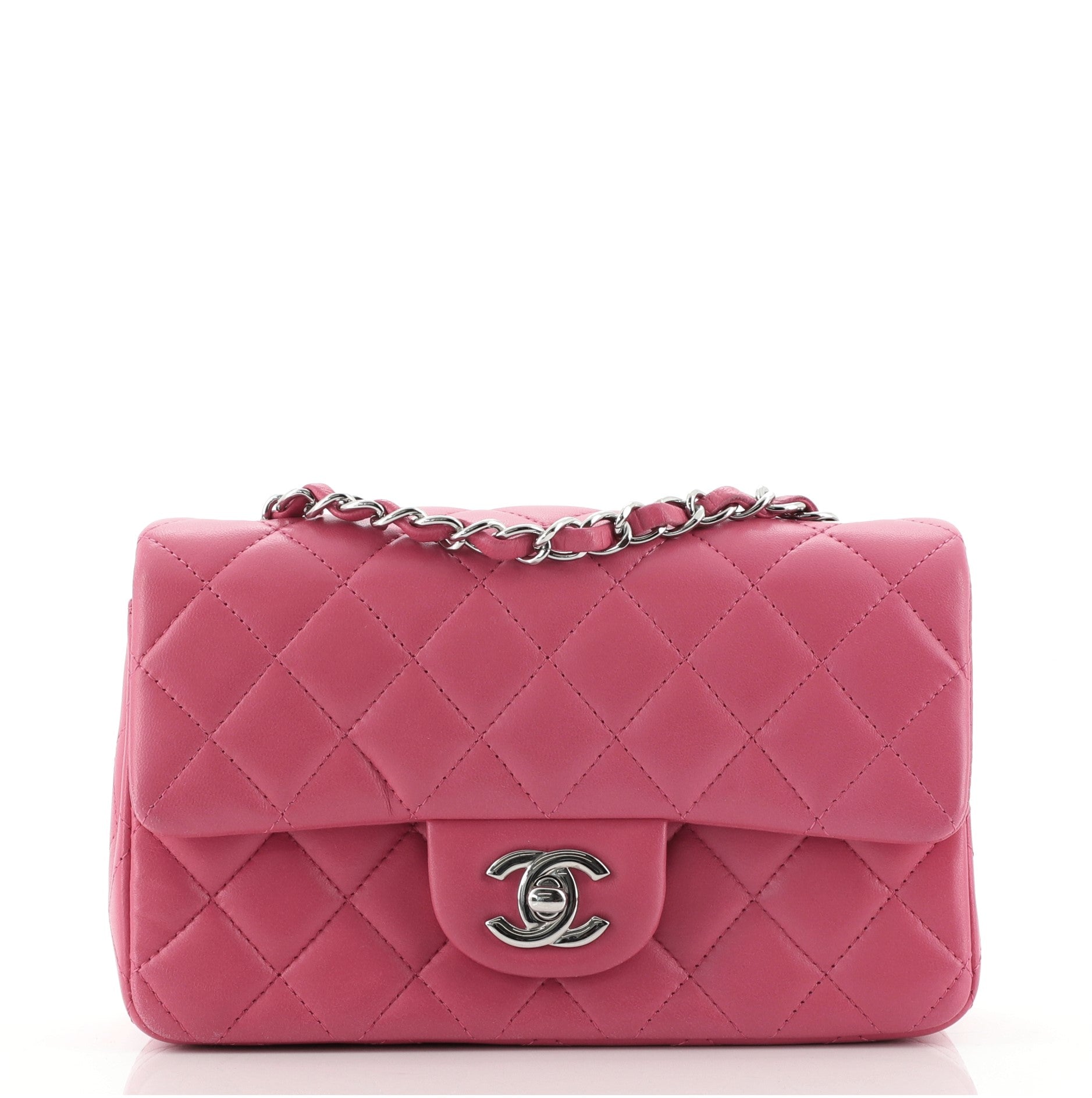 Classic Single Flap Bag Quilted Lambskin Mini