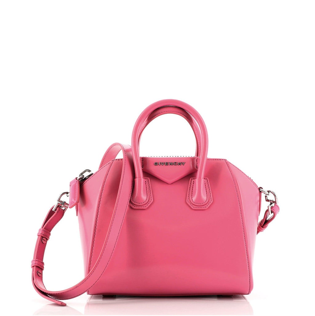 Antigona Bag Glazed Leather Mini