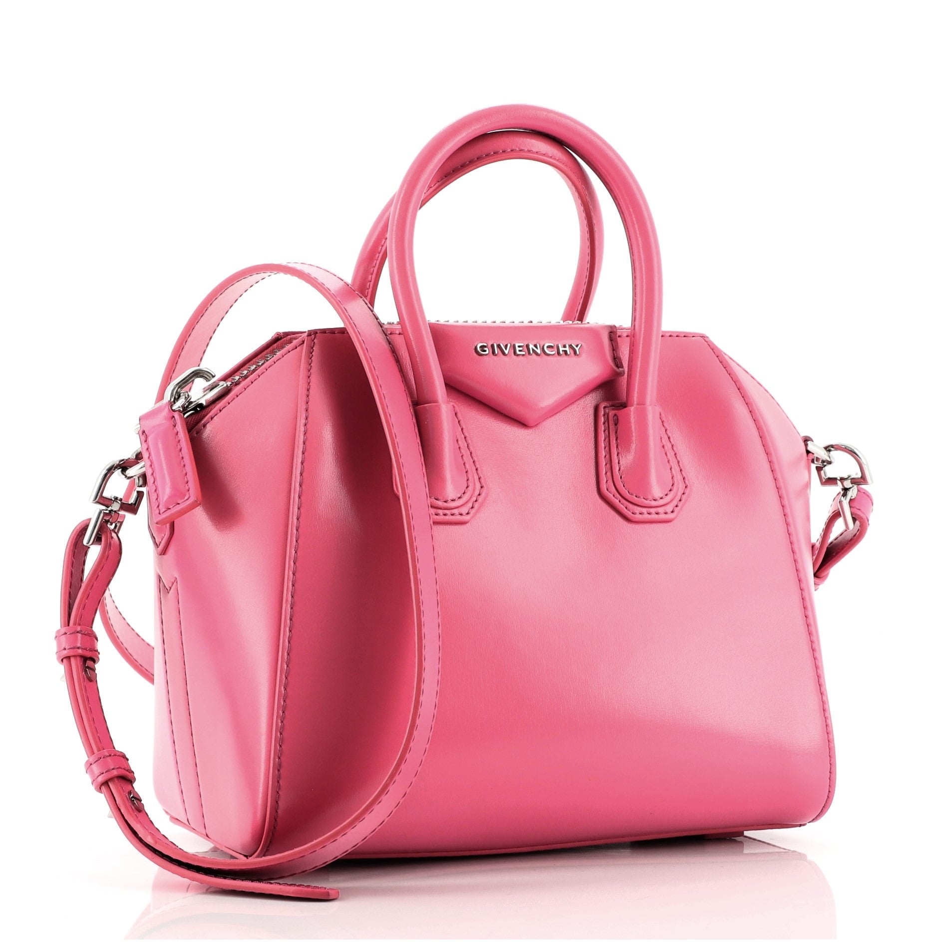 Antigona Bag Glazed Leather Mini