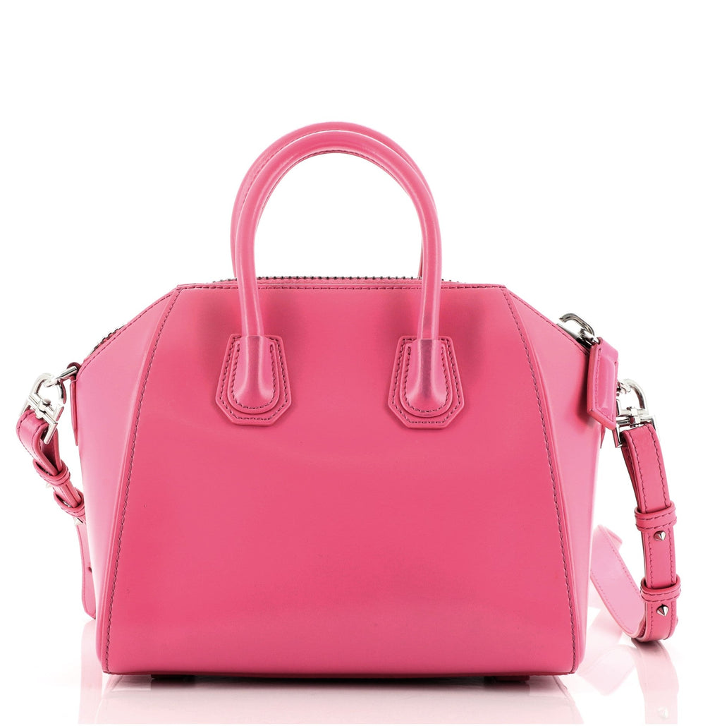 Antigona Bag Glazed Leather Mini