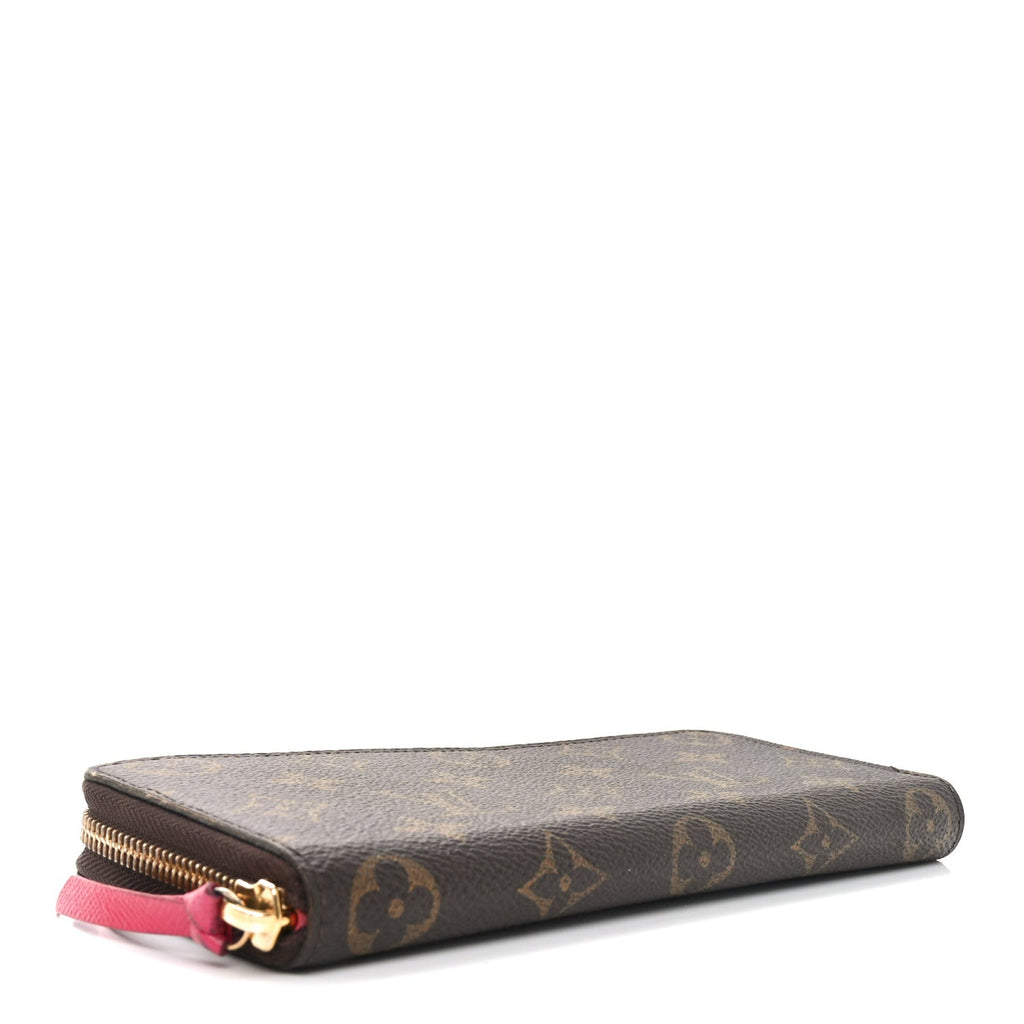 Monogram Clemence Wallet Fuchsia