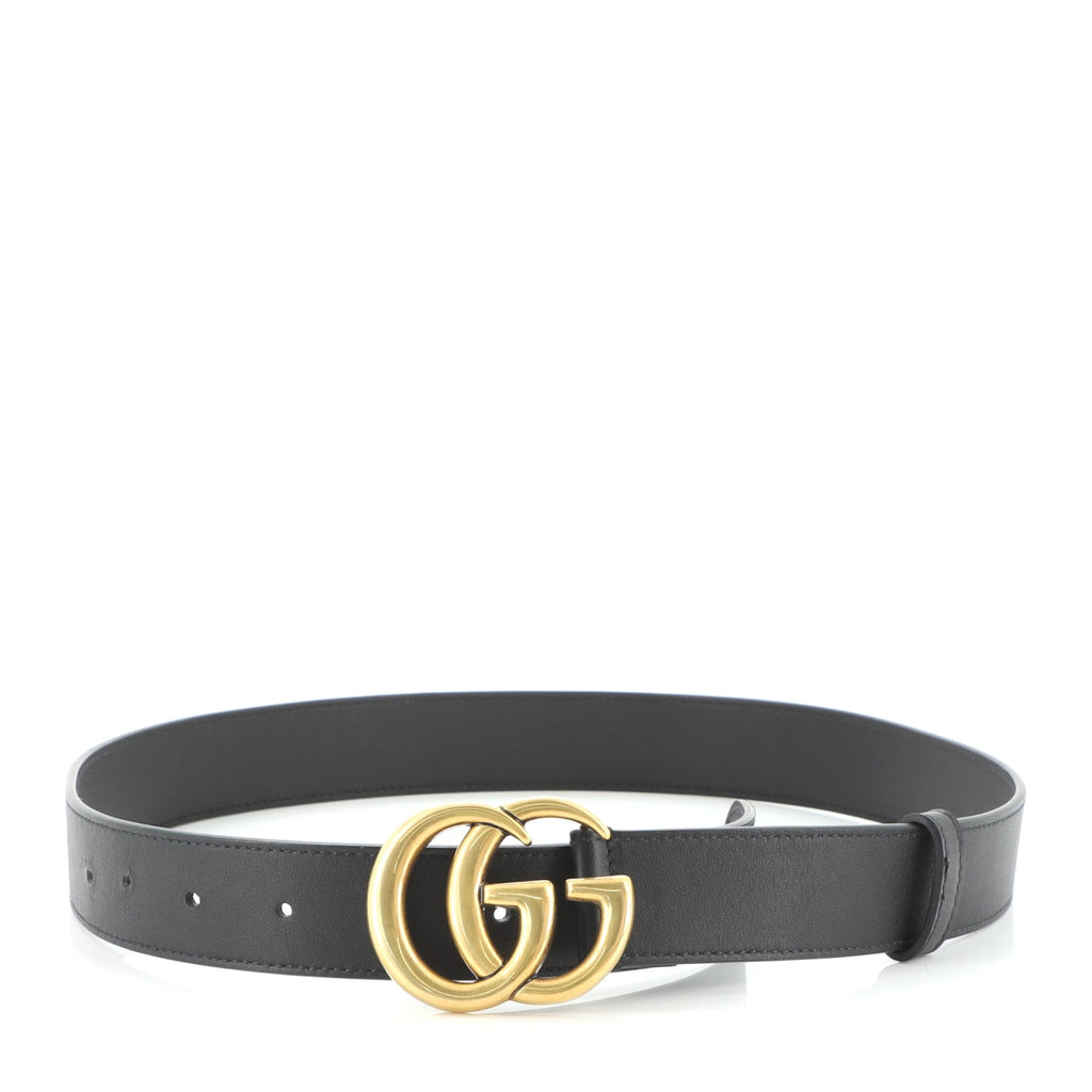 GG Marmont Belt Leather Thin 80