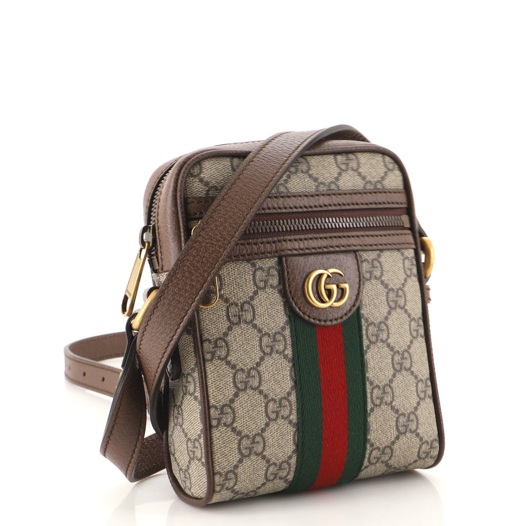 Ophidia Messenger Bag GG Coated Canvas Mini