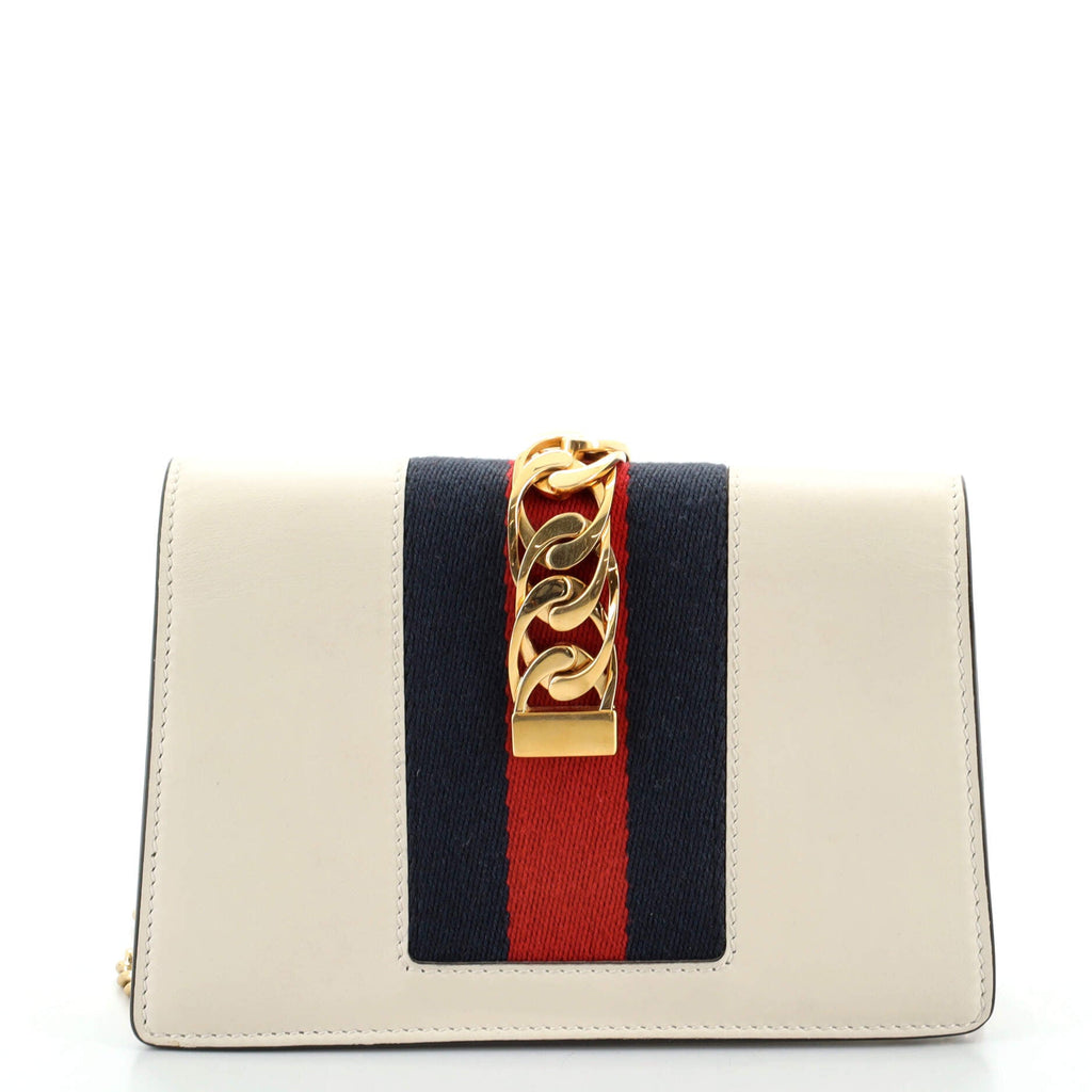 Sylvie Chain Shoulder Bag Leather Super Mini