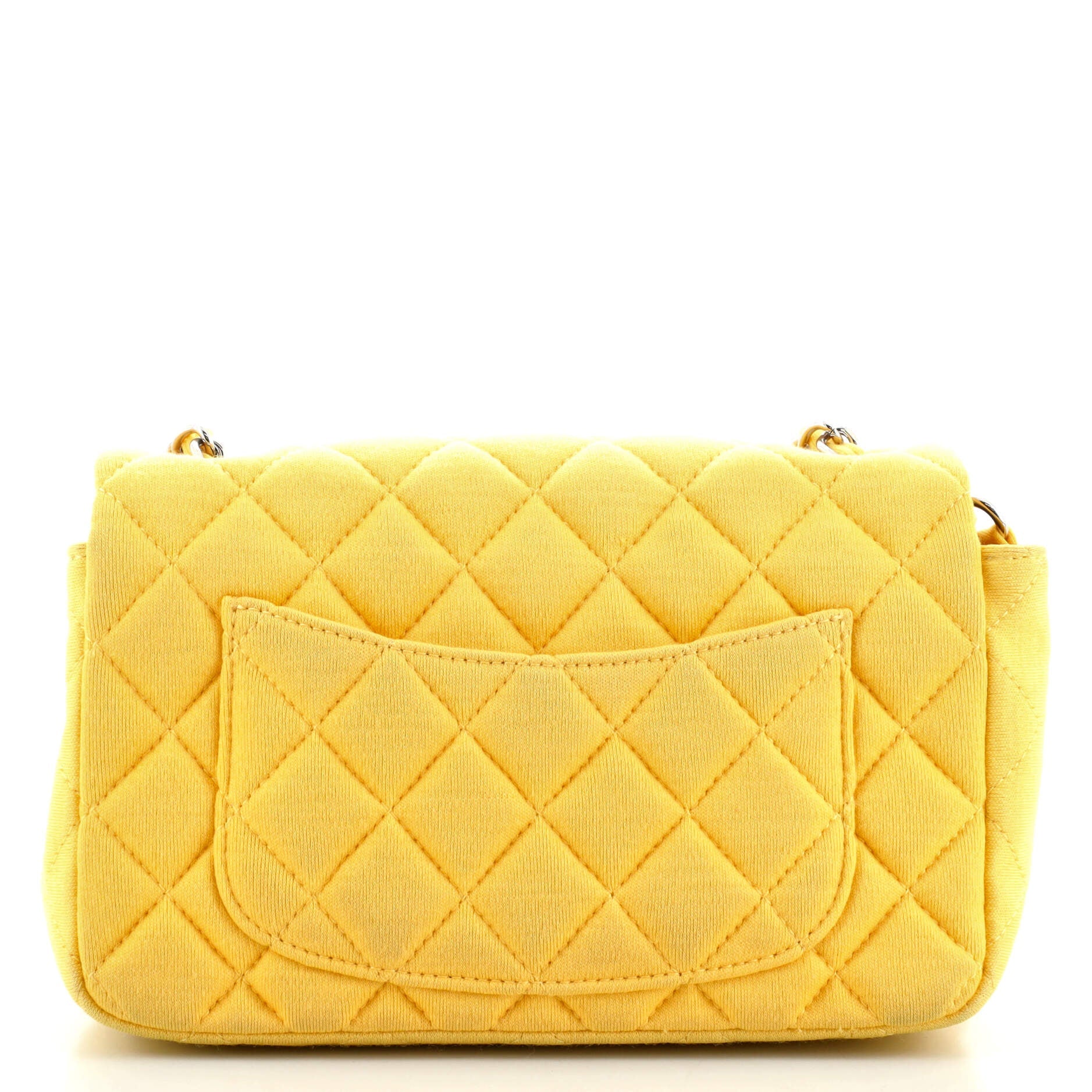 Classic Single Flap Bag Quilted Jersey Mini