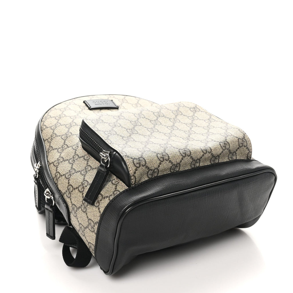 GG Supreme Monogram Small Eden Day Backpack Black