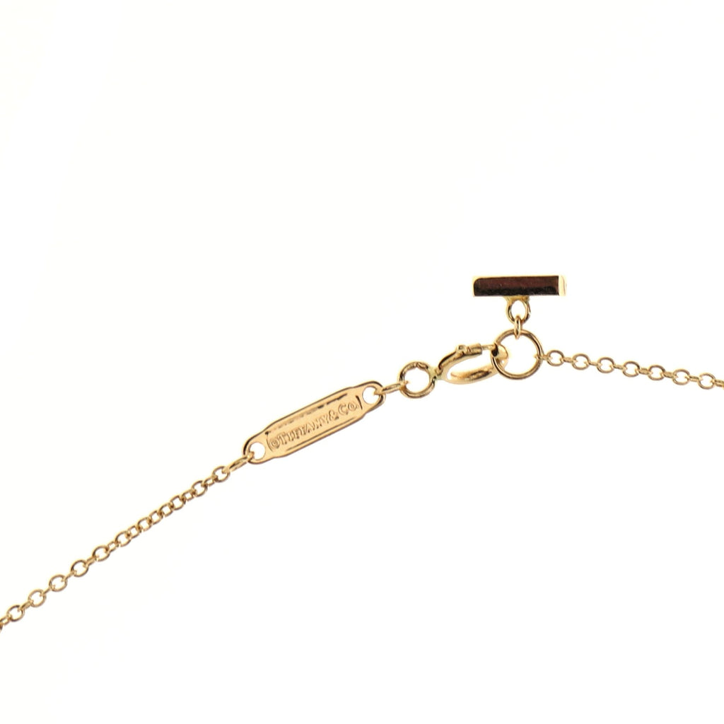 T Smile Pendant Necklace 18K Rose Gold Mini