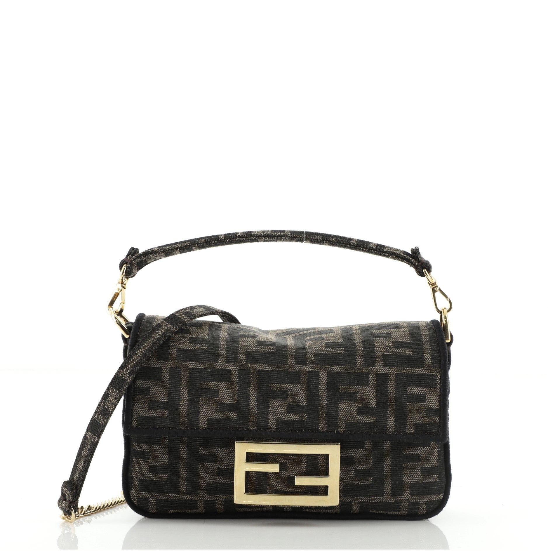 Baguette NM Bag Zucca Canvas Mini