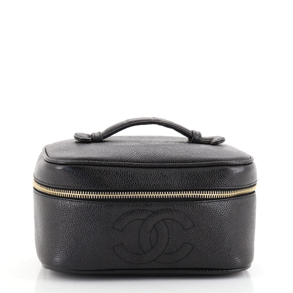 Vintage Timeless Cosmetic Case Caviar Medium