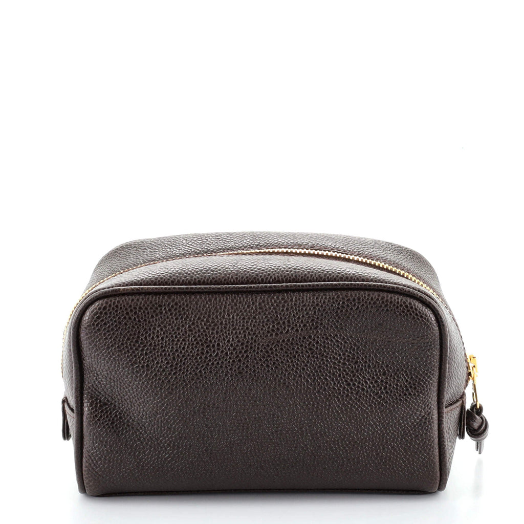 Vintage Timeless Cosmetic Case Caviar Medium