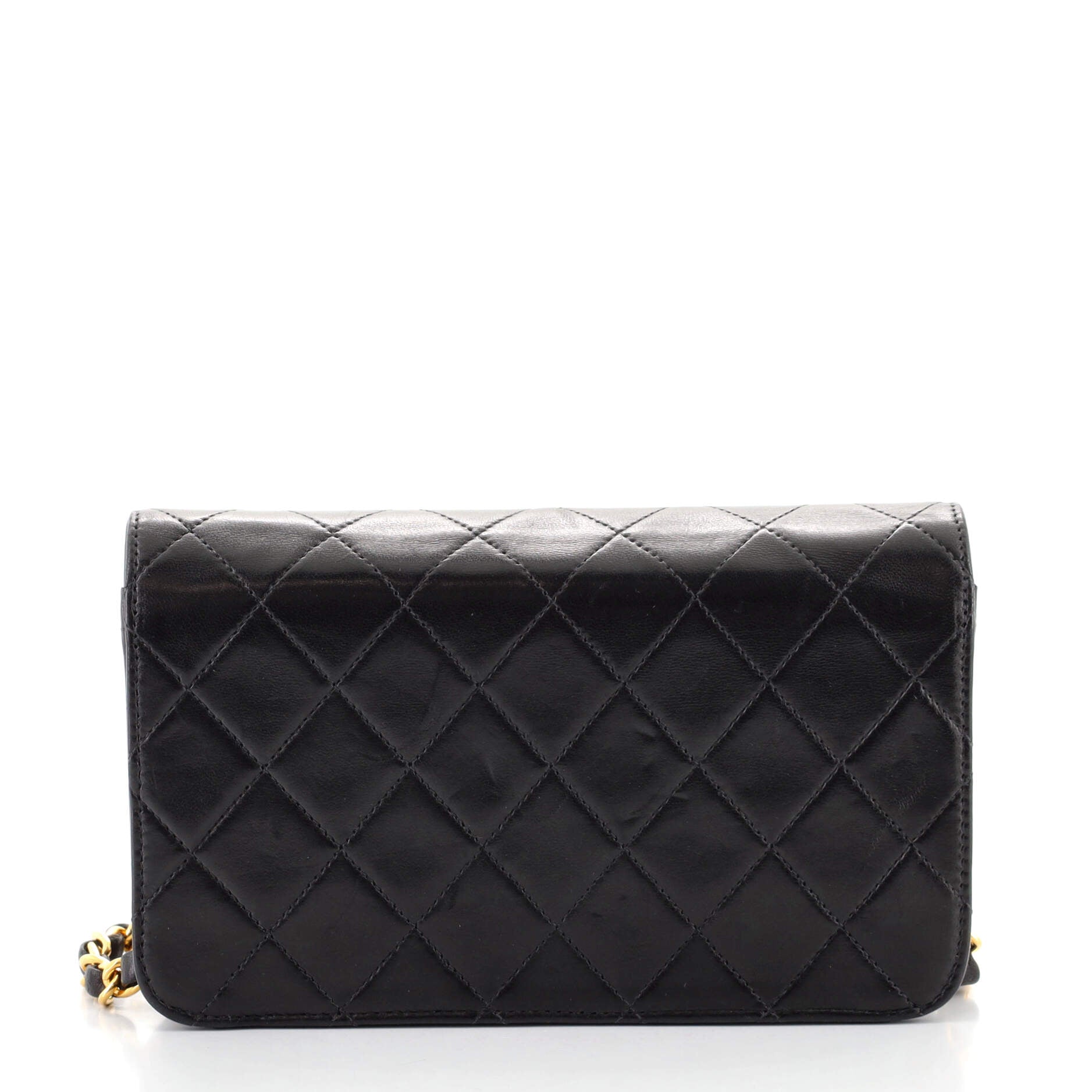Vintage Full Flap Bag Quilted Lambskin Mini