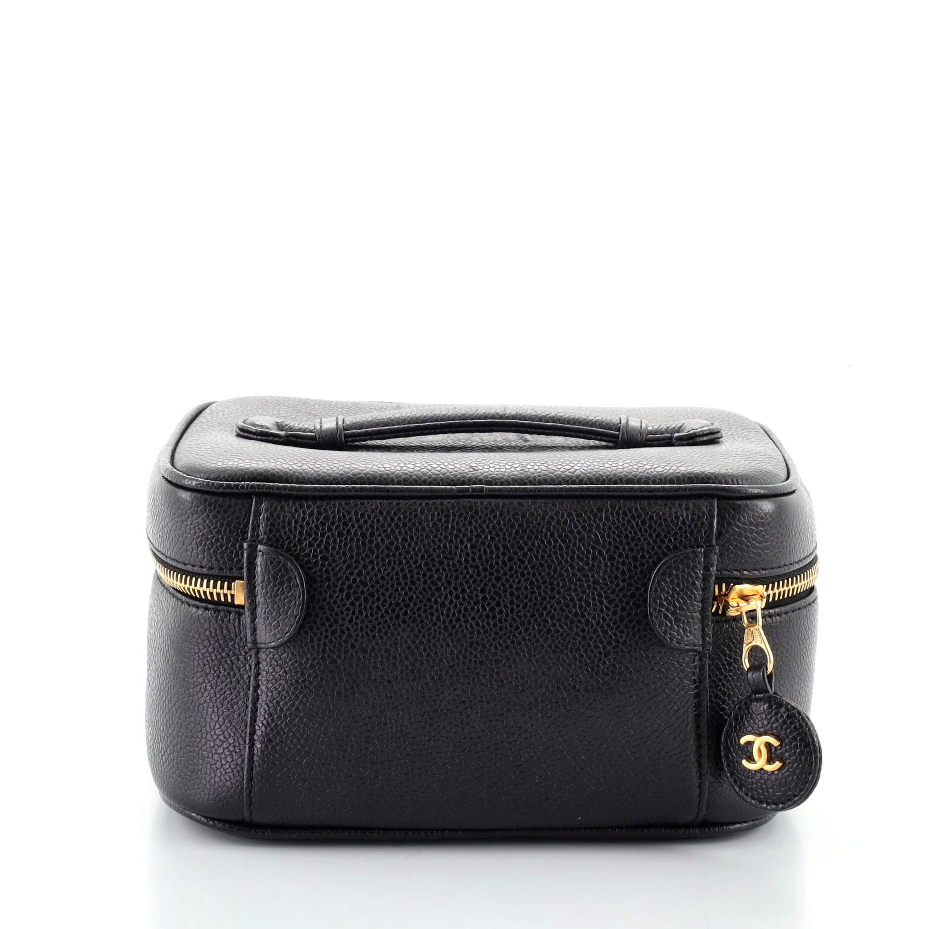 Vintage Timeless Cosmetic Case Caviar Medium