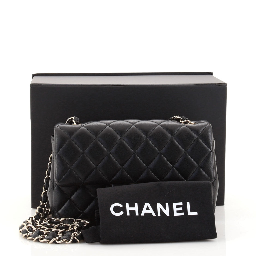 Classic Single Flap Bag Quilted Lambskin Mini