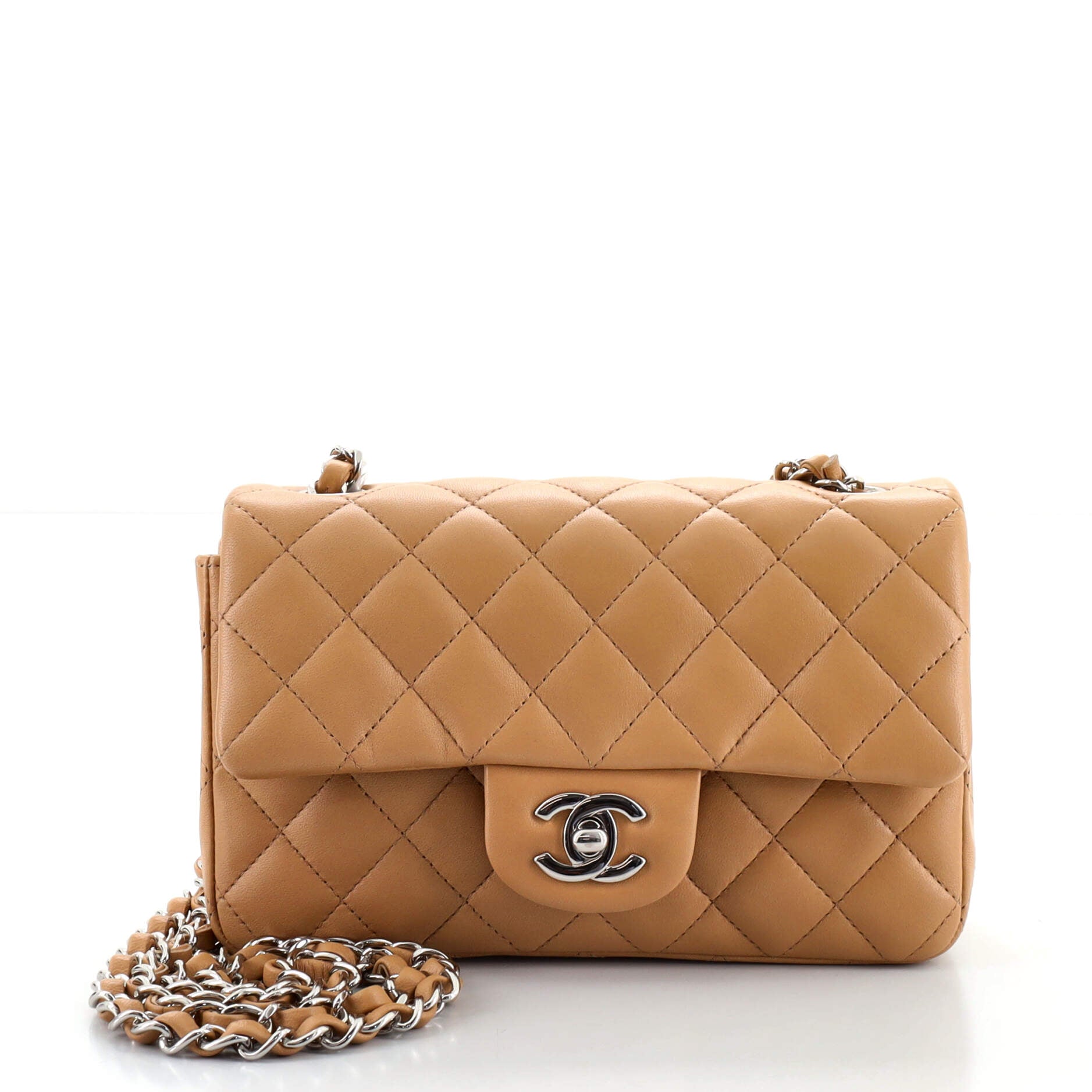 Classic Single Flap Bag Quilted Lambskin Mini