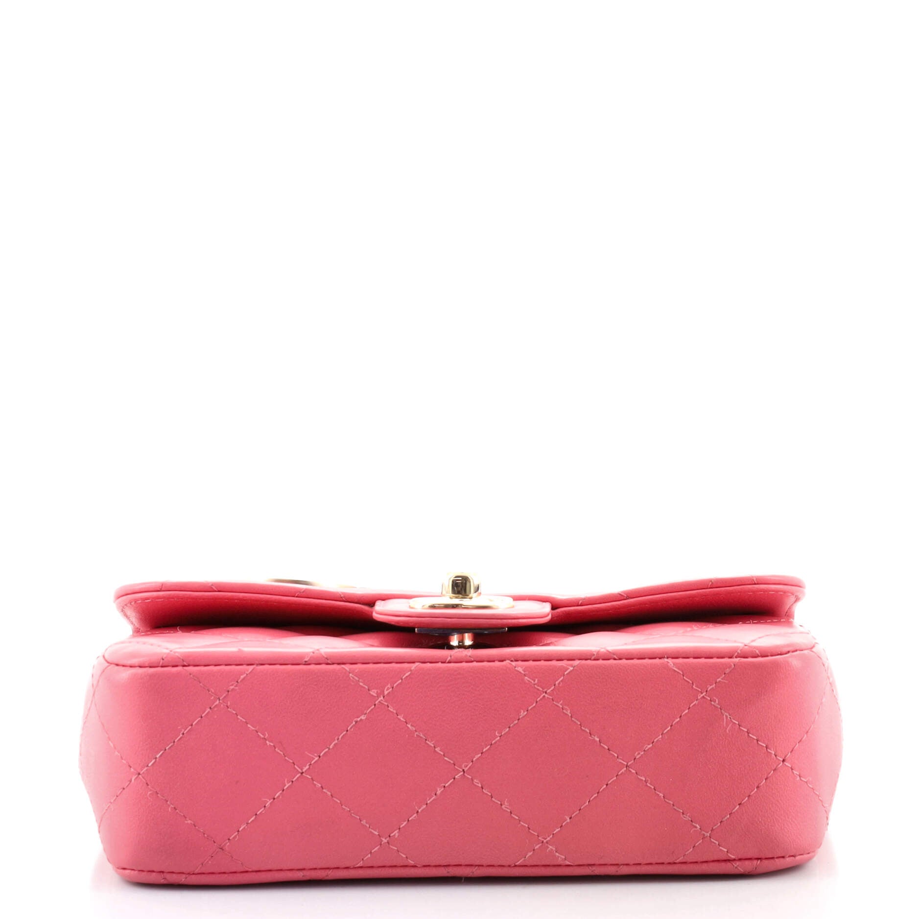 Emoticon Classic Single Flap Bag Quilted Lambskin Extra Mini