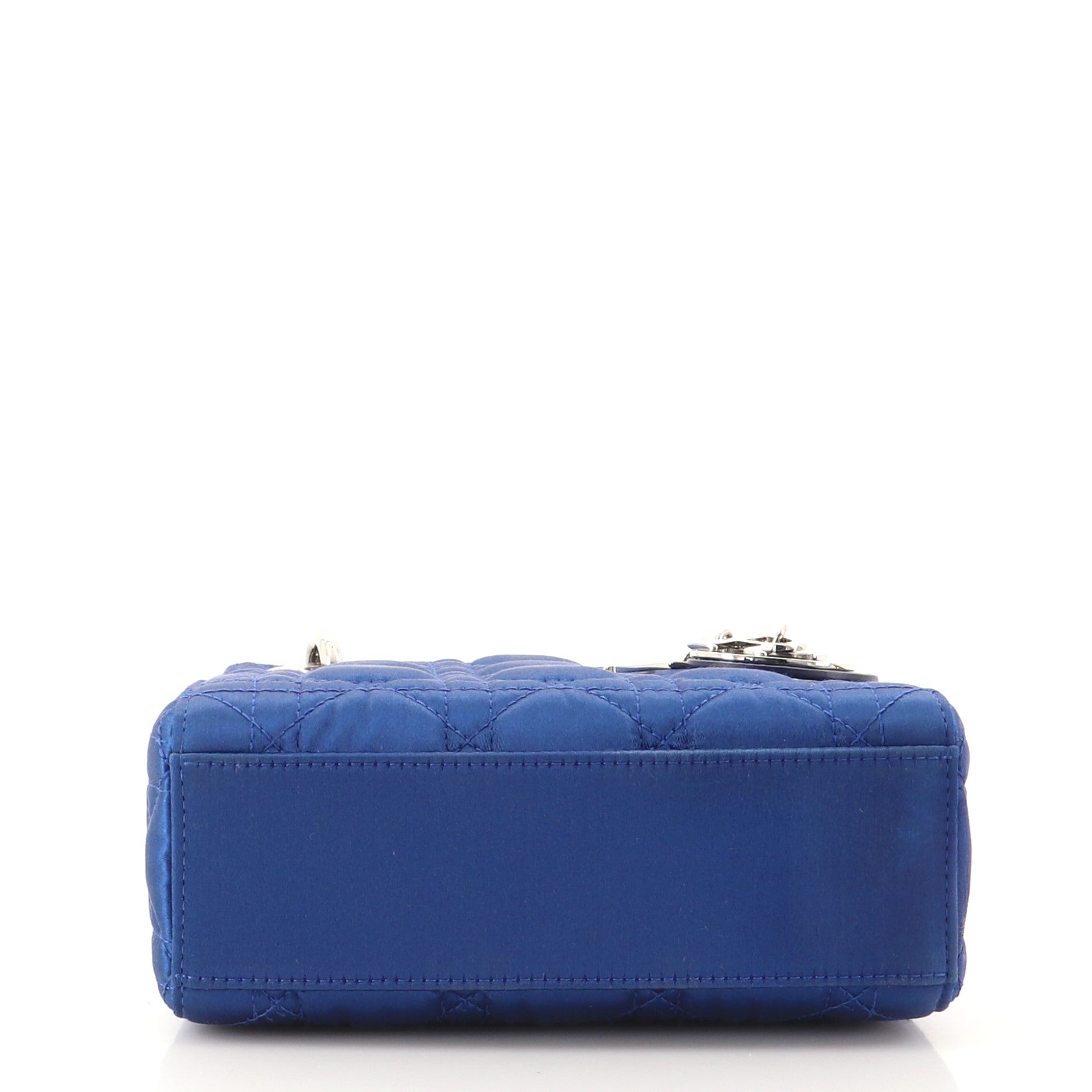 Lady Dior Bag Beaded Cannage Quilt Satin Mini