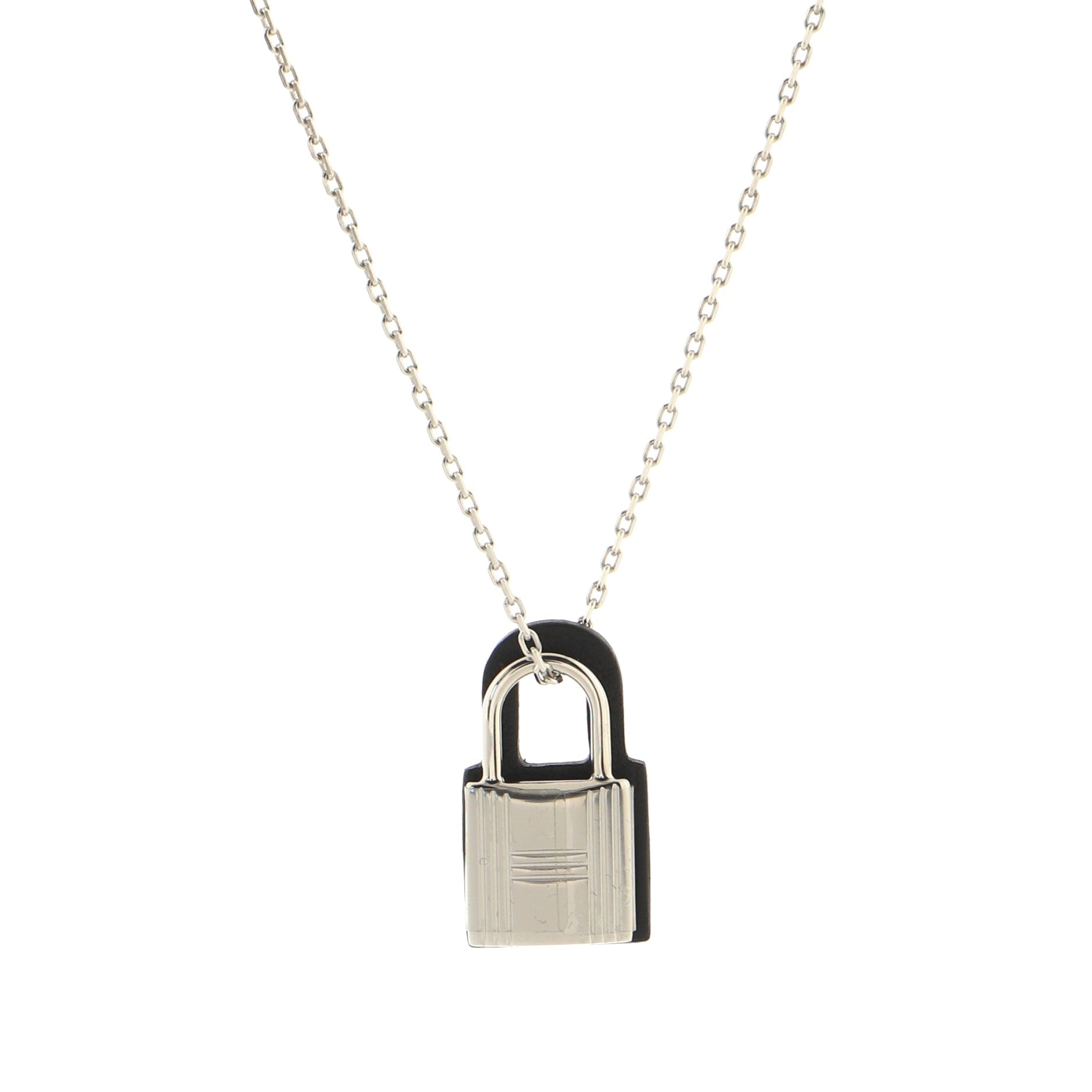 Cadenas Lock Pendant Necklace Metal