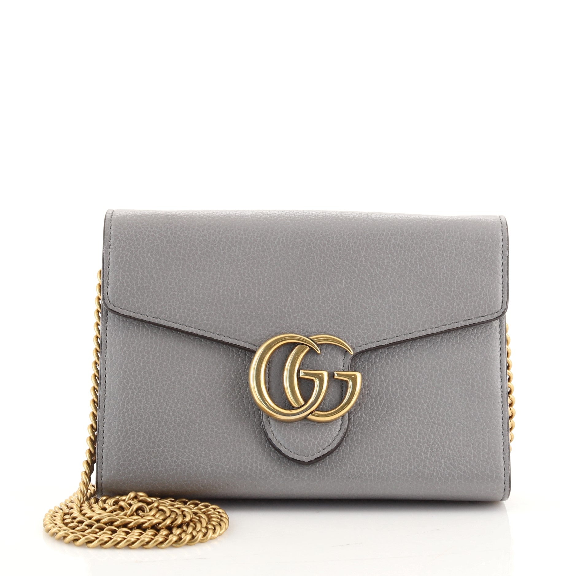 GG Marmont Chain Wallet Leather Mini