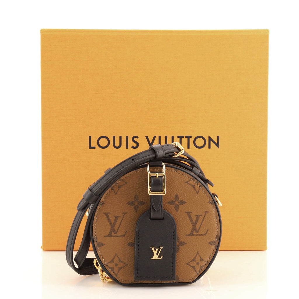 Mini Boite Chapeau Bag Reverse Monogram Canvas
