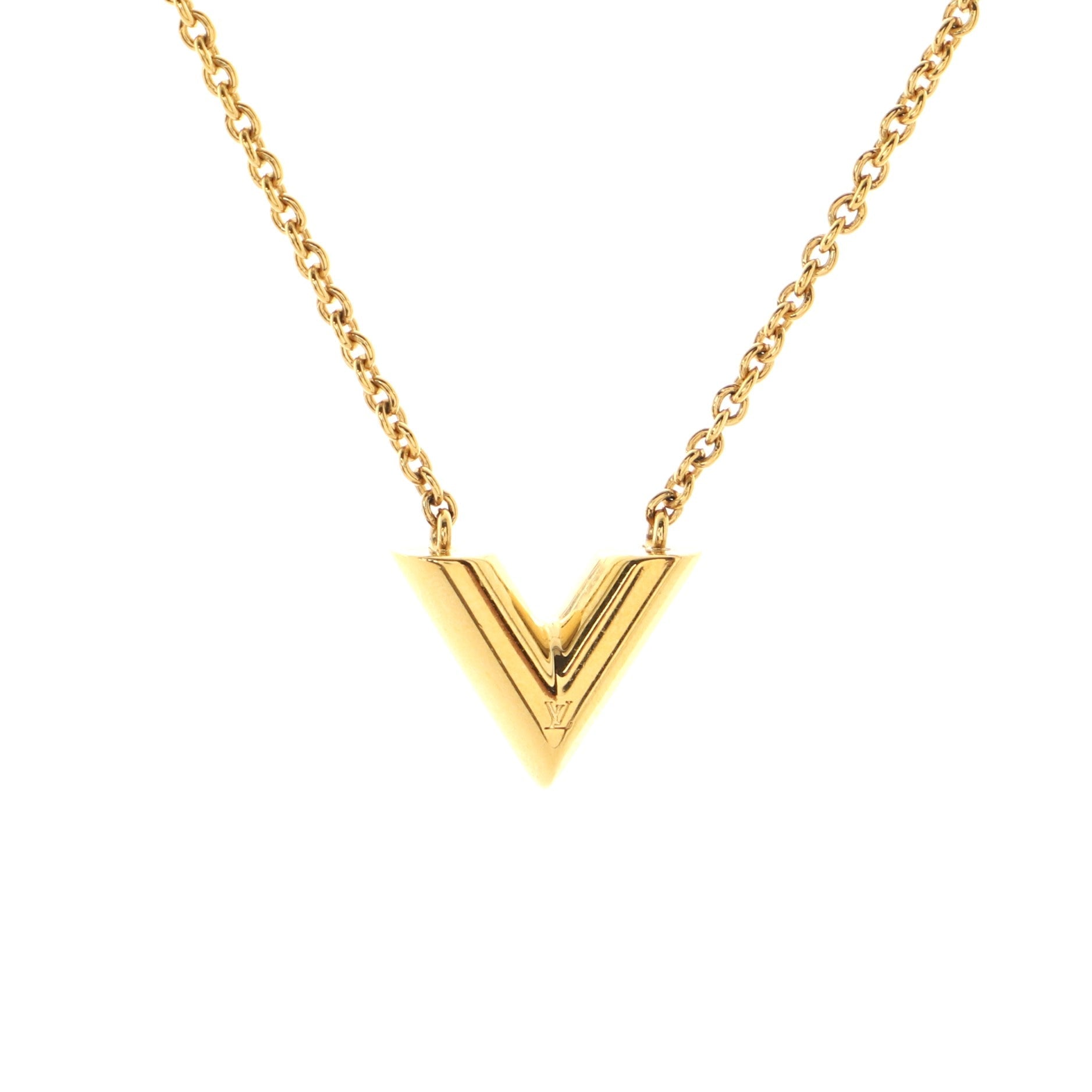 Essential V Necklace Metal