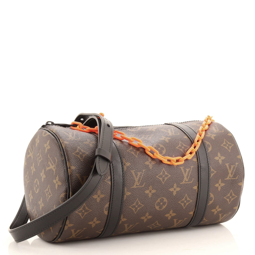 Solar Ray Papillon Messenger Monogram Canvas Mini