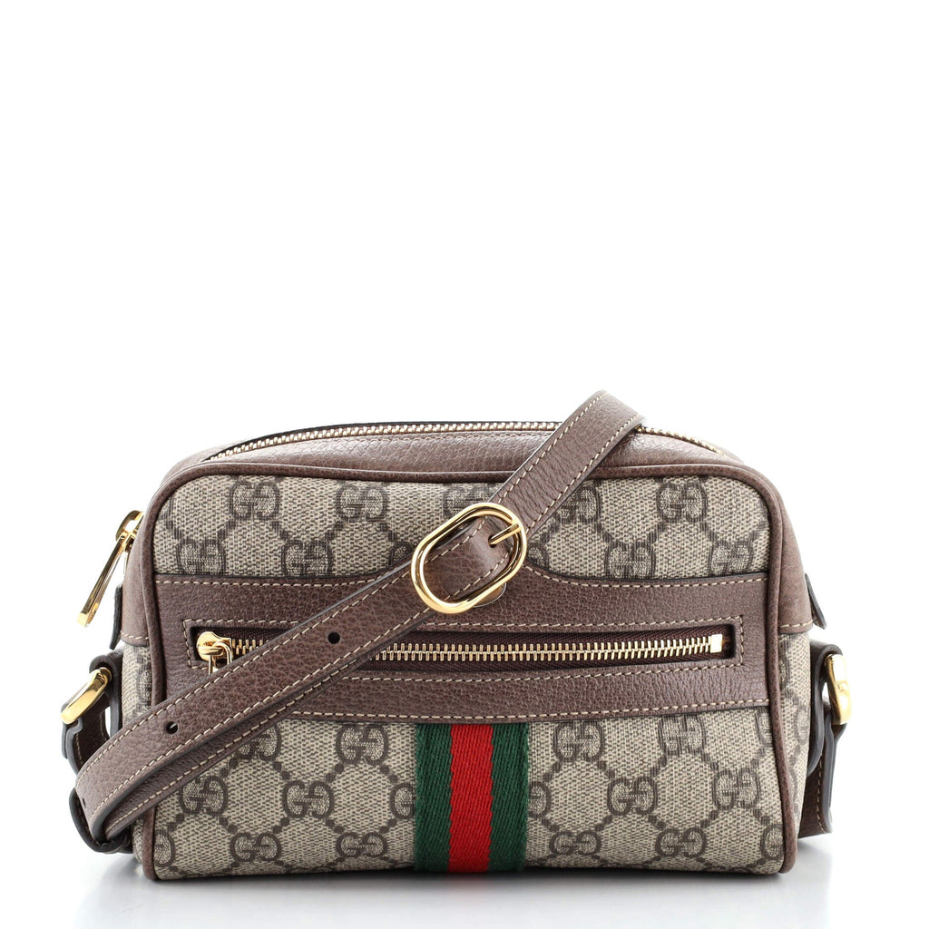 Ophidia Shoulder Bag GG Coated Canvas Mini