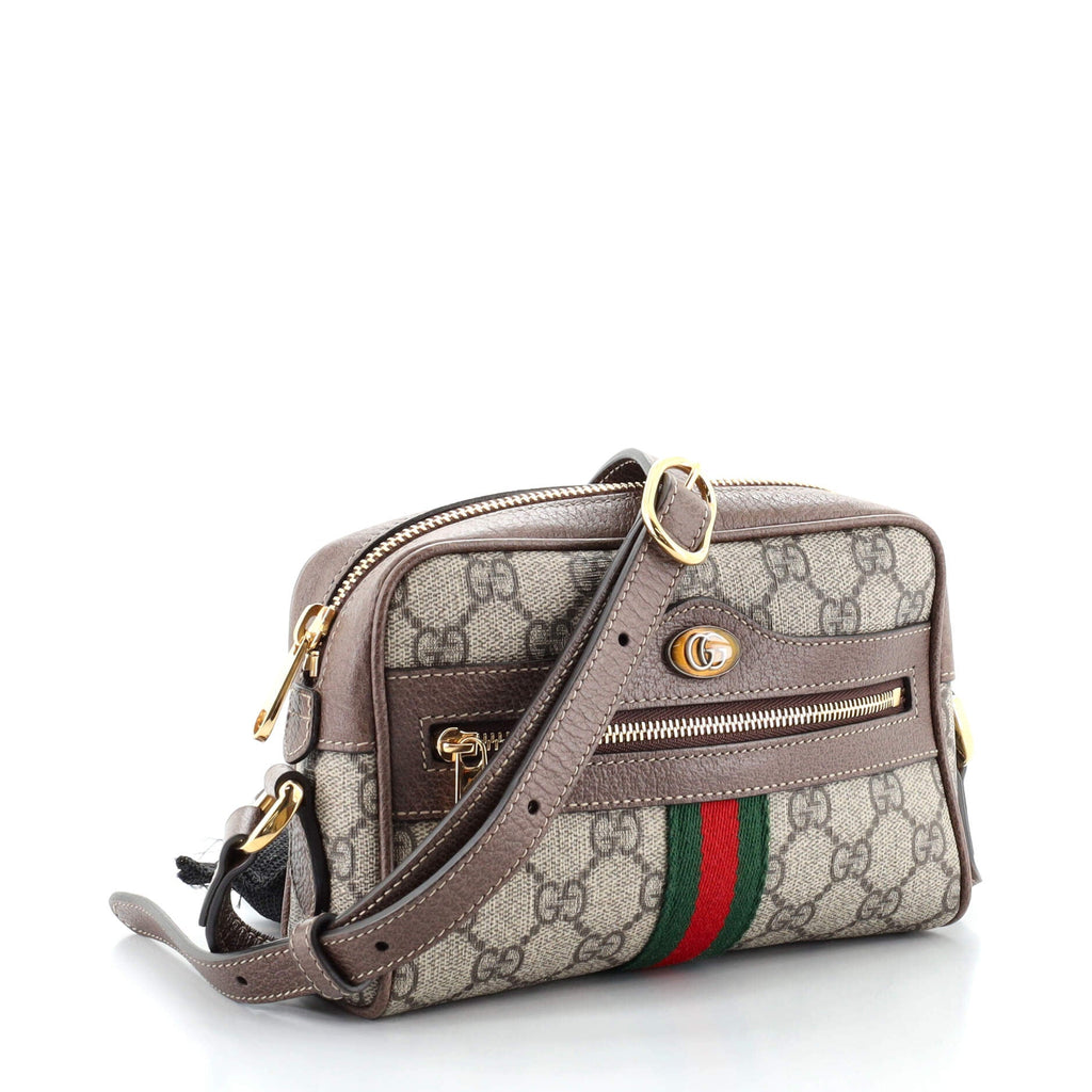 Ophidia Shoulder Bag GG Coated Canvas Mini