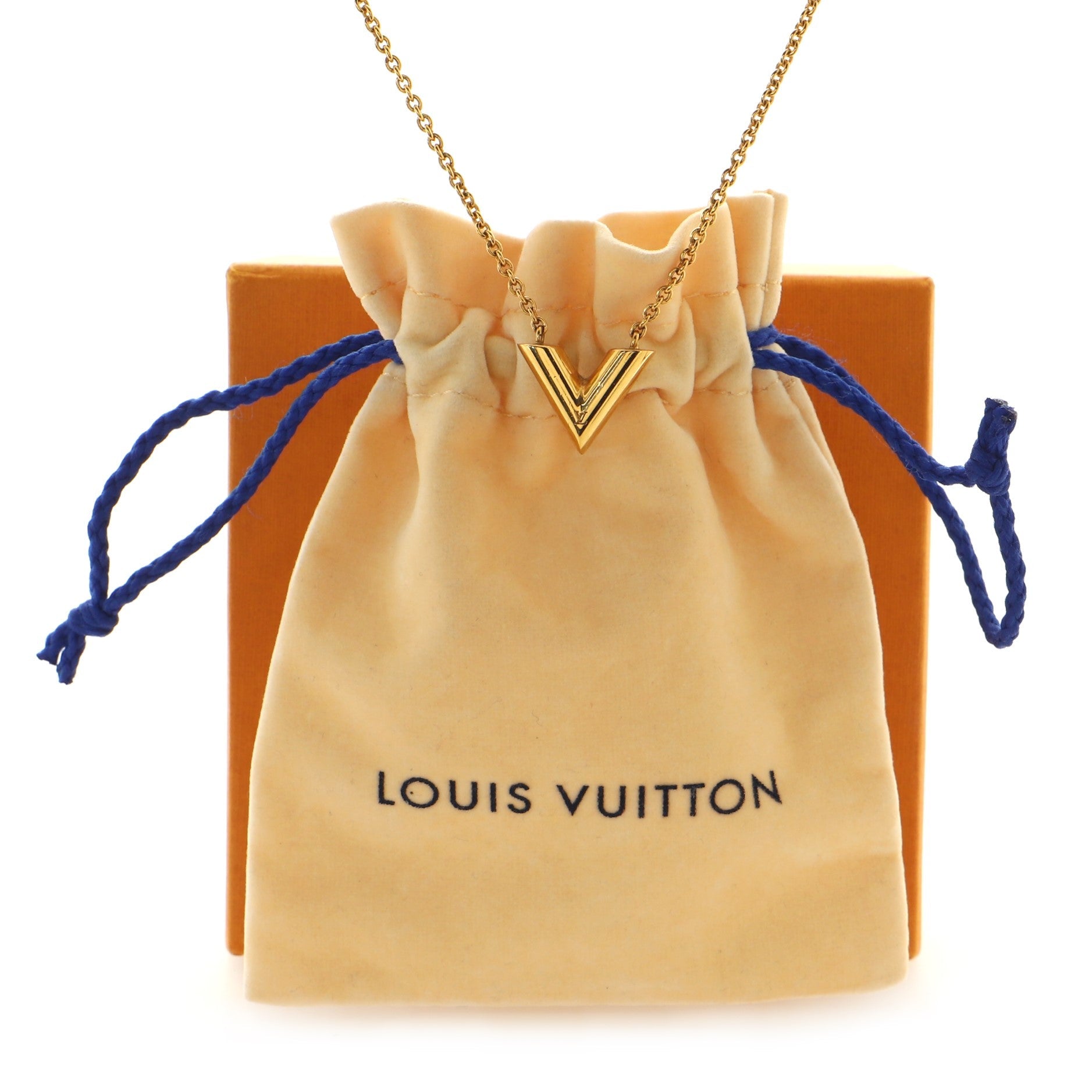 Essential V Necklace Metal