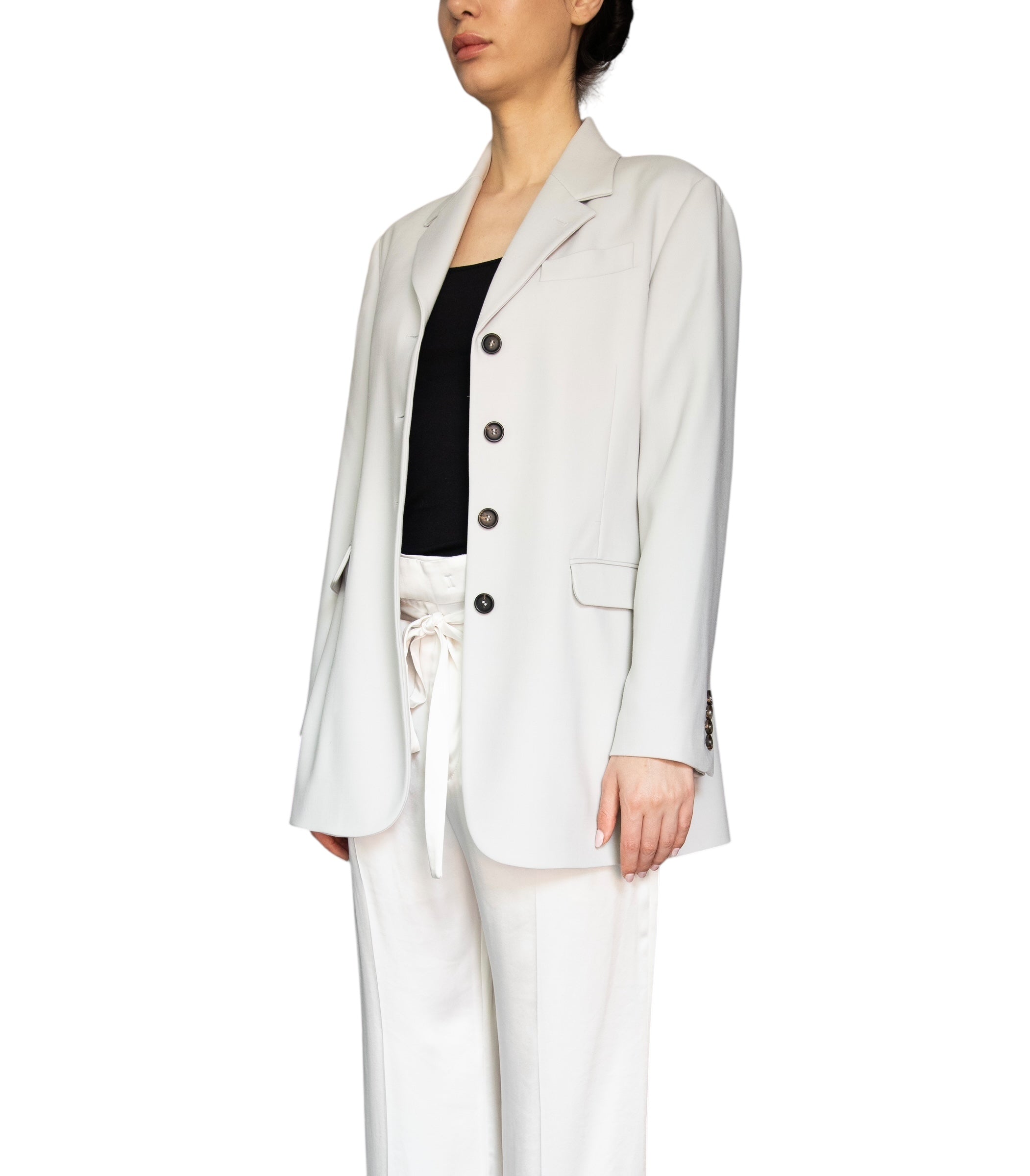 Brunello Cucinelli Ivory Wool Blend Blazer - IT 44 / US 8