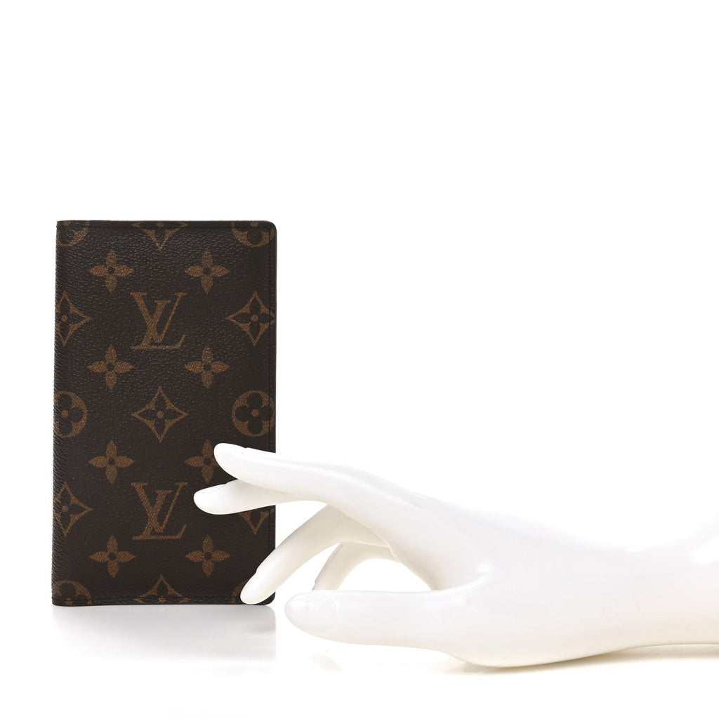 Monogram Checkbook Holder Case Wallet