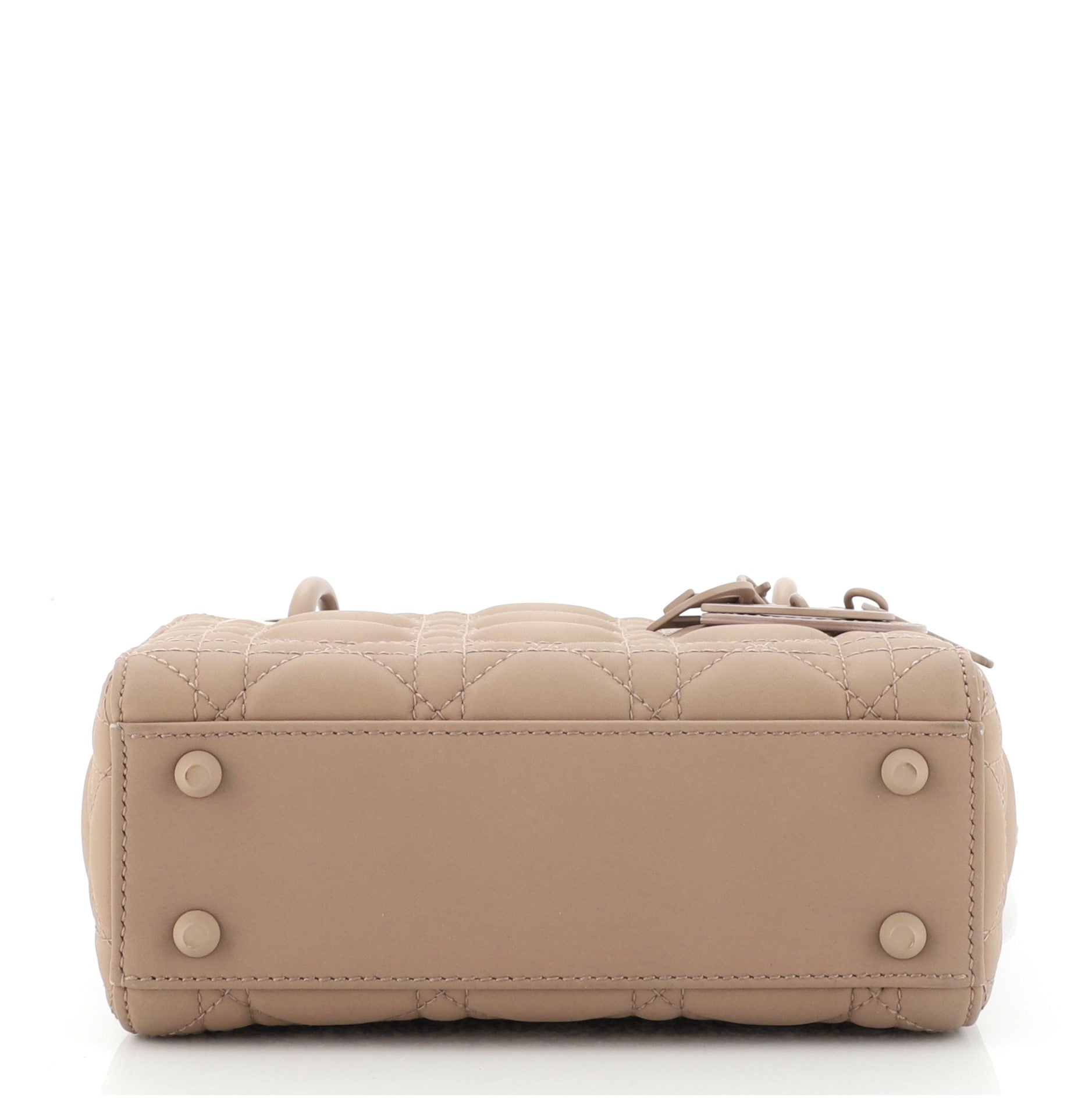 Ultra Matte Lady Dior Chain Bag Cannage Quilt Calfskin Mini